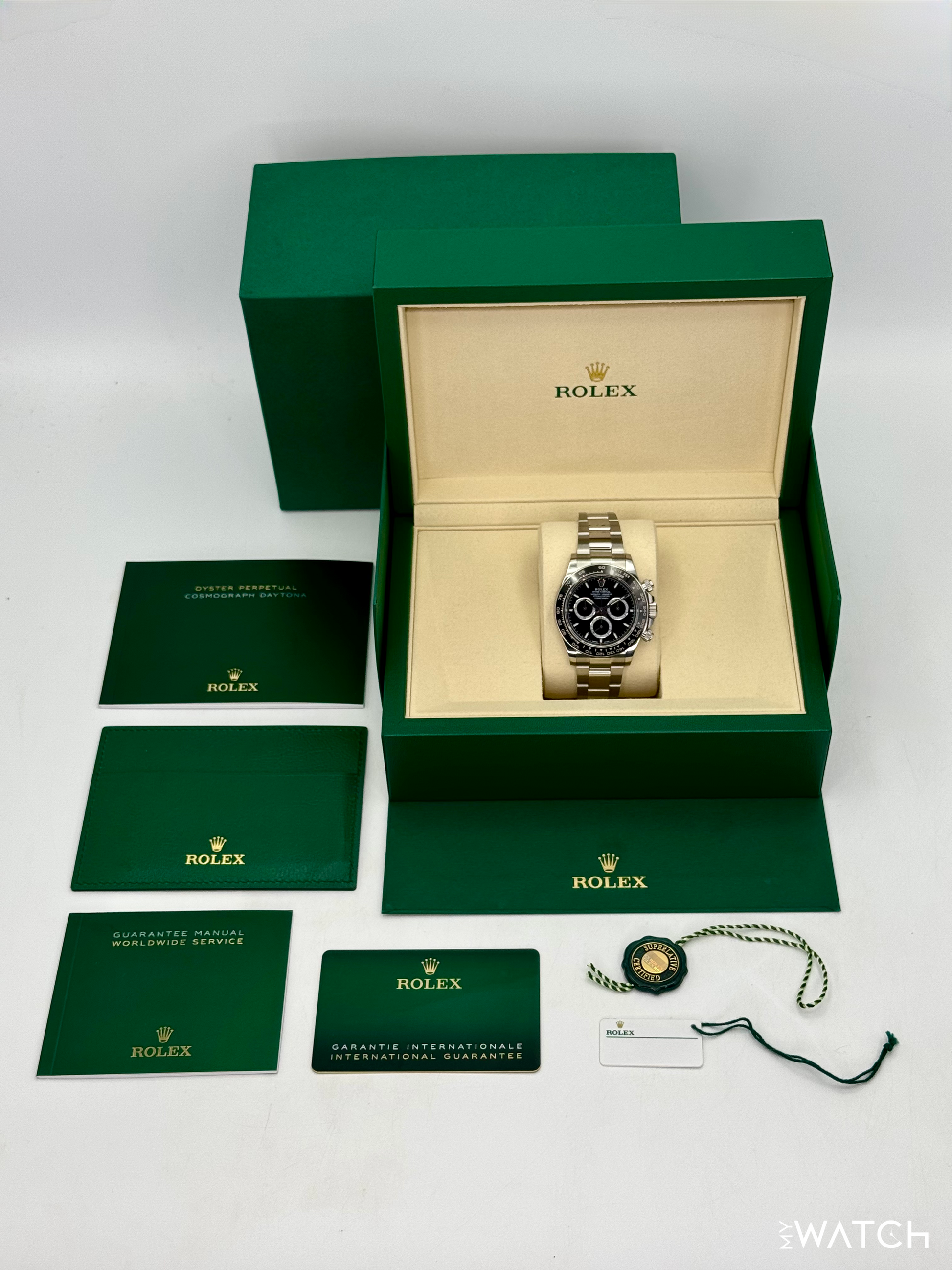 2025 Rolex Daytona 40mm 126500LN Stainless Steel Black Dial - MyWatchLLC