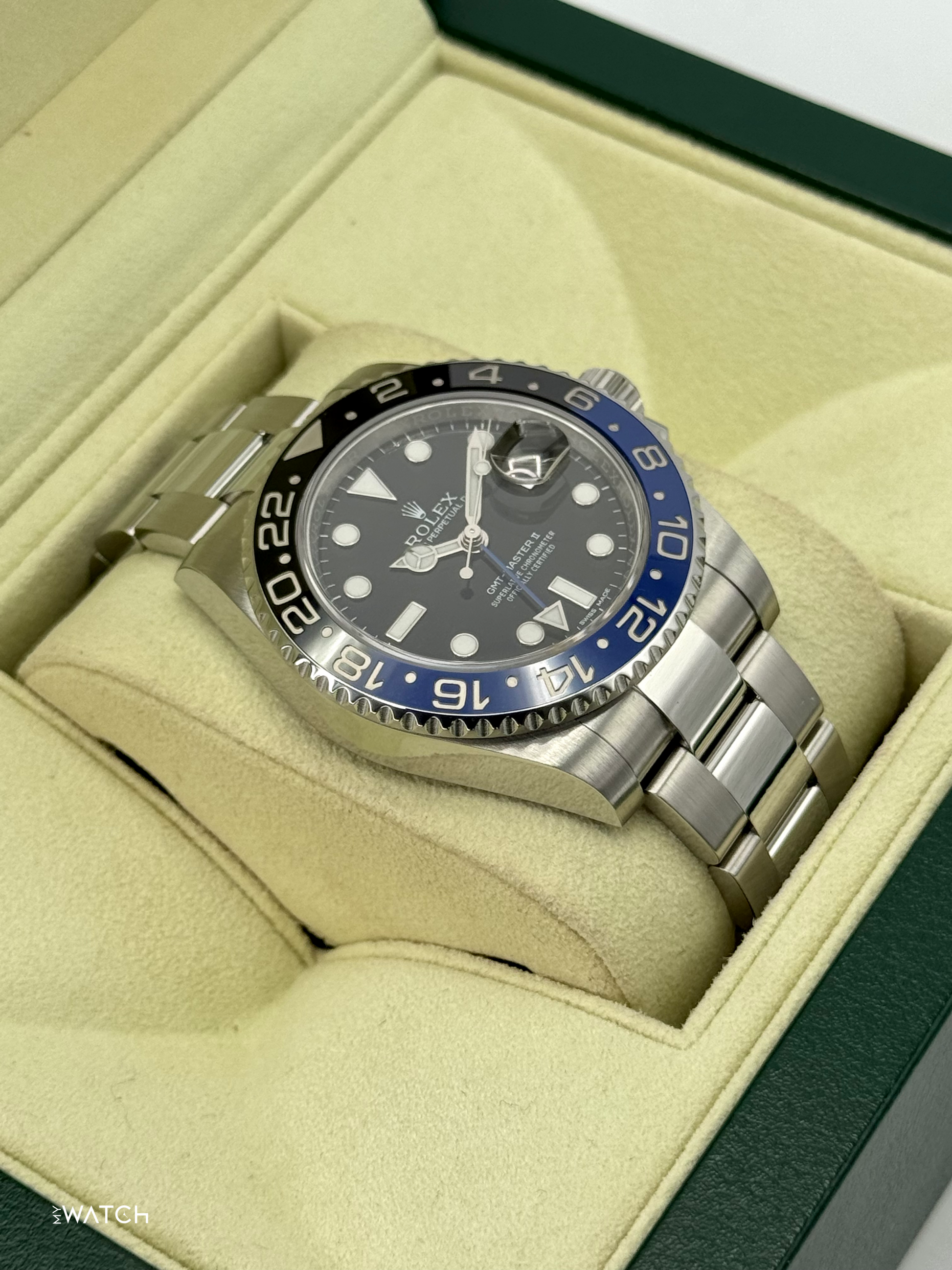 2014 Rolex GMT-Master II "Batman" 40mm 116710BLNR Oyster - MyWatchLLC