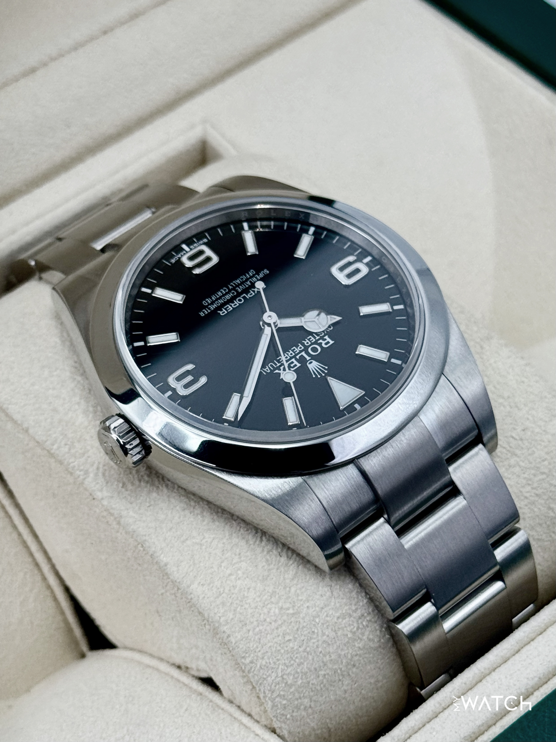 2018 Rolex Explorer 39mm 214270 Stainless Steel Black Dial - MyWatchLLC