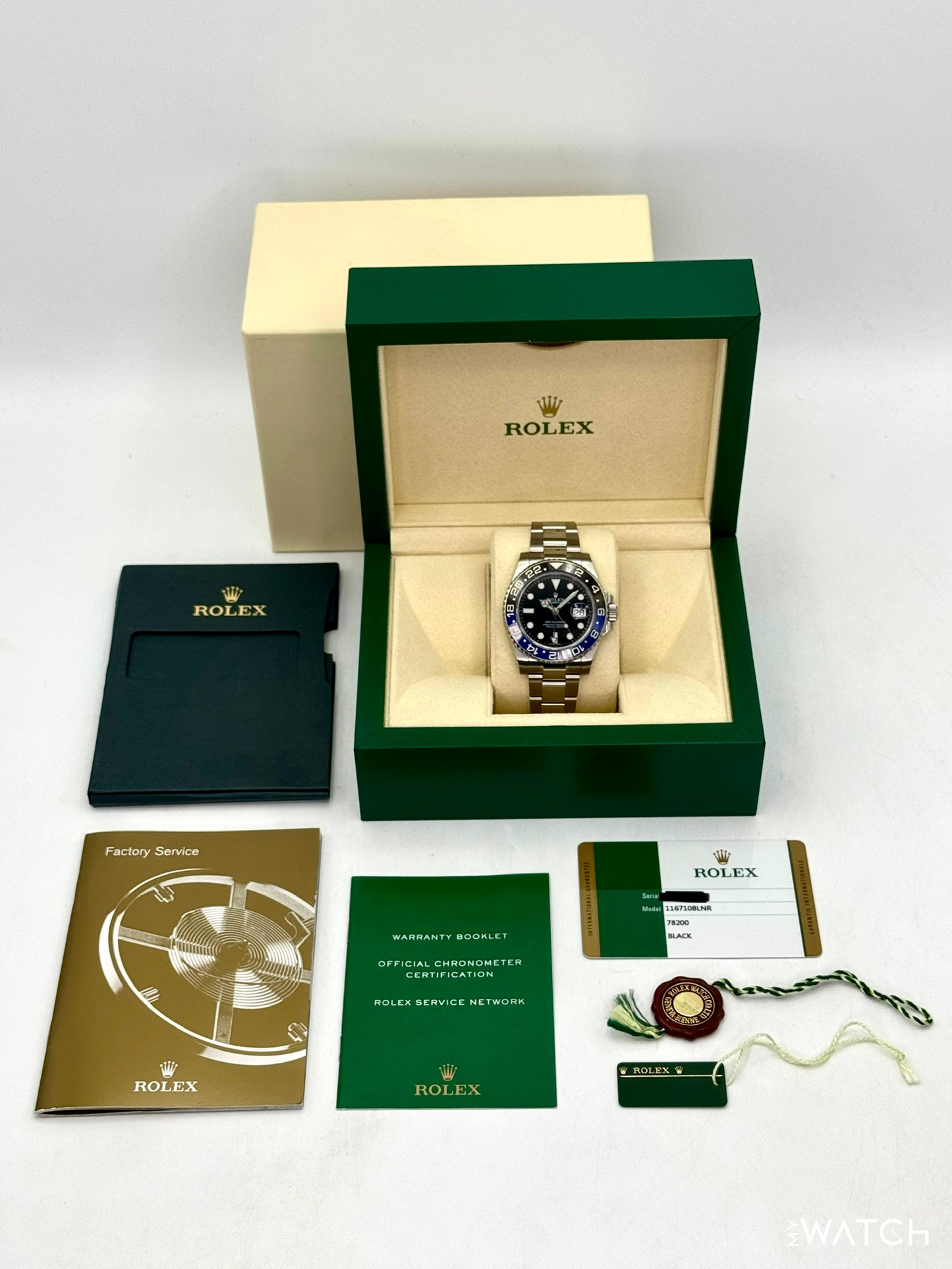 2014 Rolex GMT-Master II "Batman" 40mm 116710BLNR Oyster - MyWatchLLC