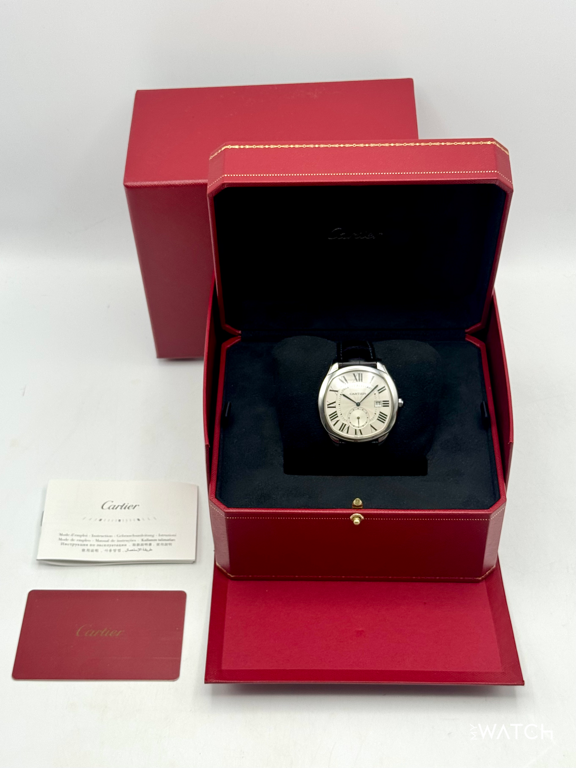 2020 Cartier Drive De Cartier 40mm WSNM0004 Stainless Steel White Dial - MyWatchLLC