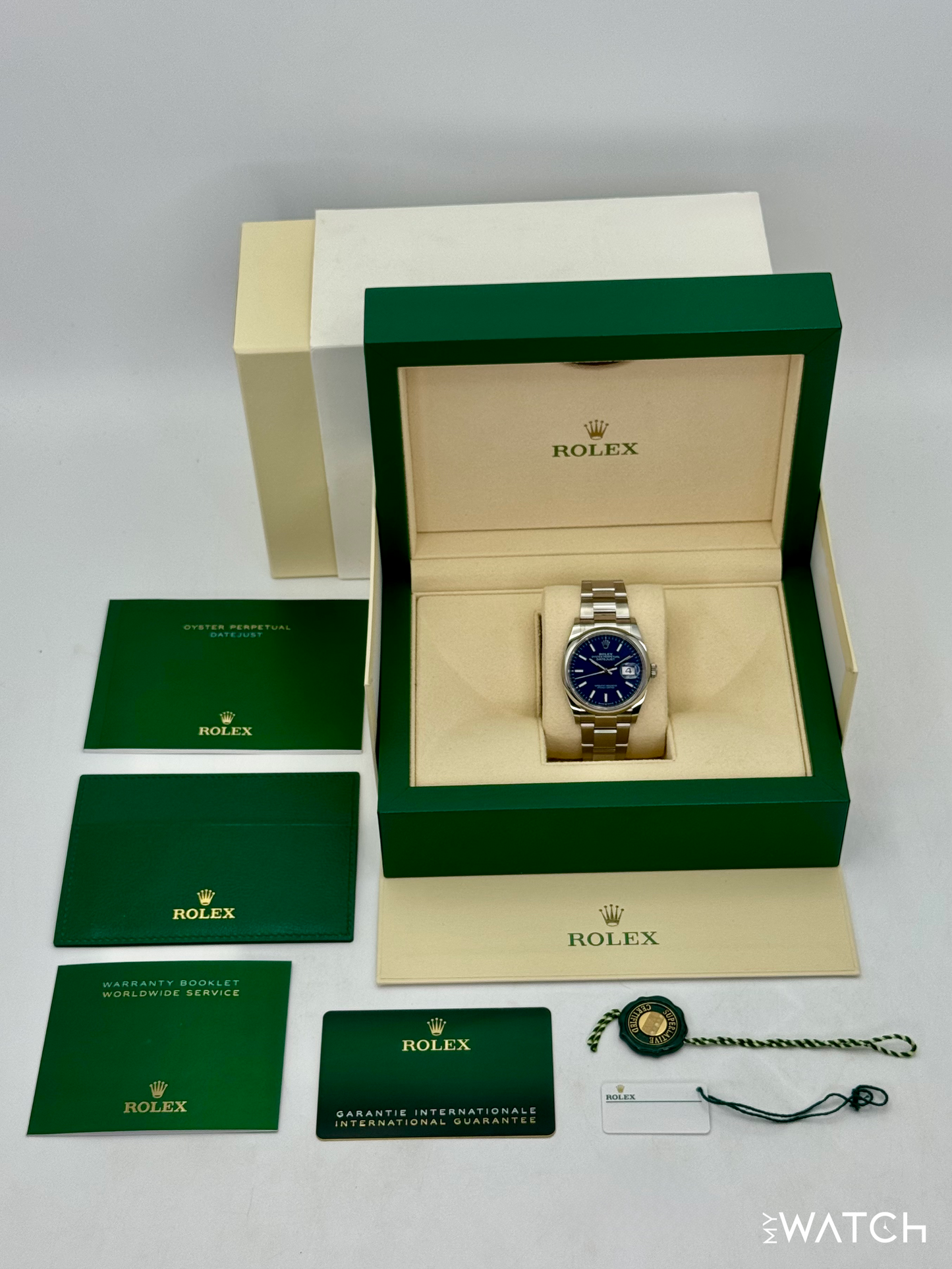 NEW 2025 Rolex Datejust 36mm 126200 Stainless Steel Oyster Blue Dial