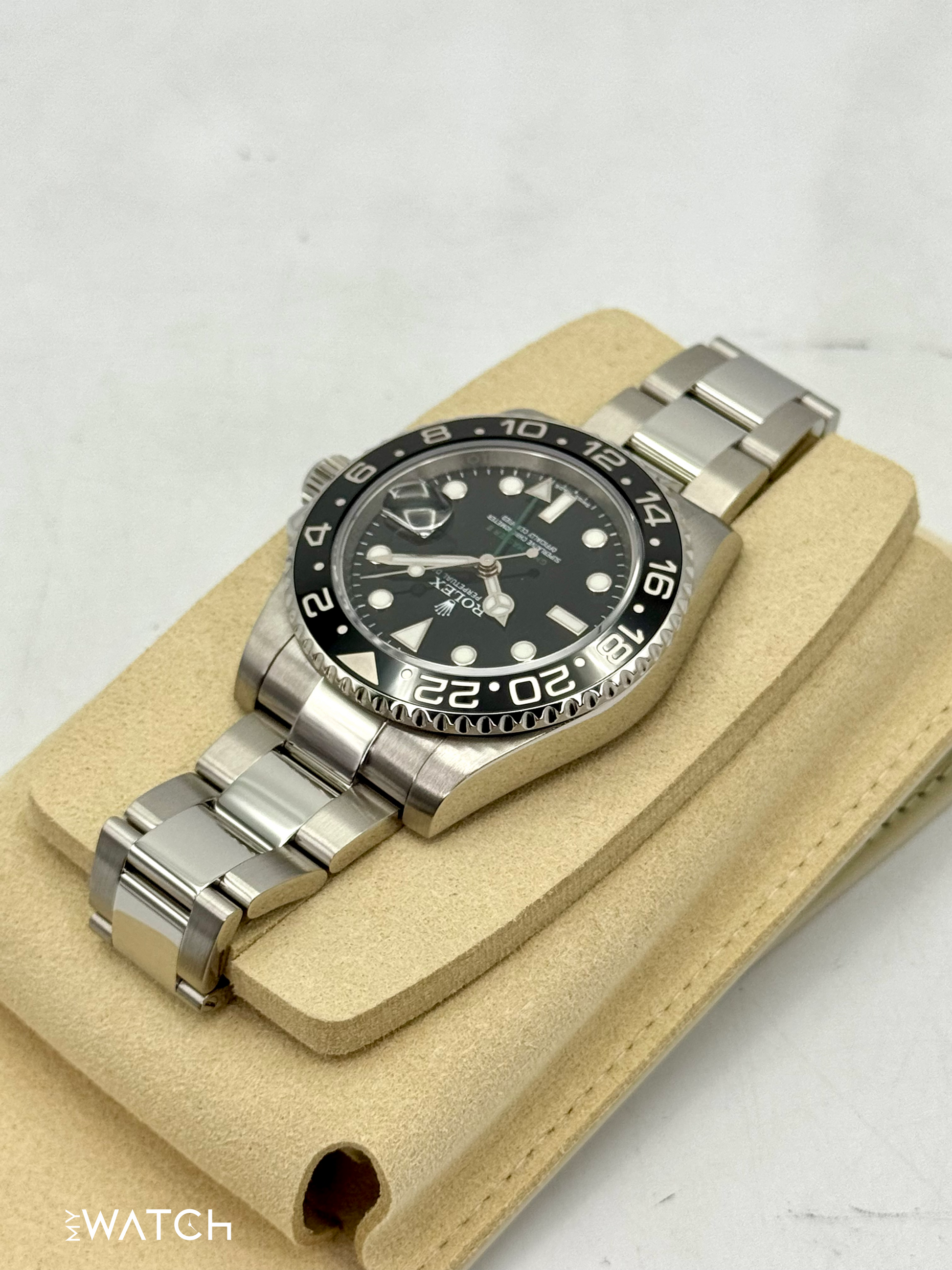 2024 CPO Rolex GMT-Master II 40mm 116710LN Black Dial - MyWatchLLC