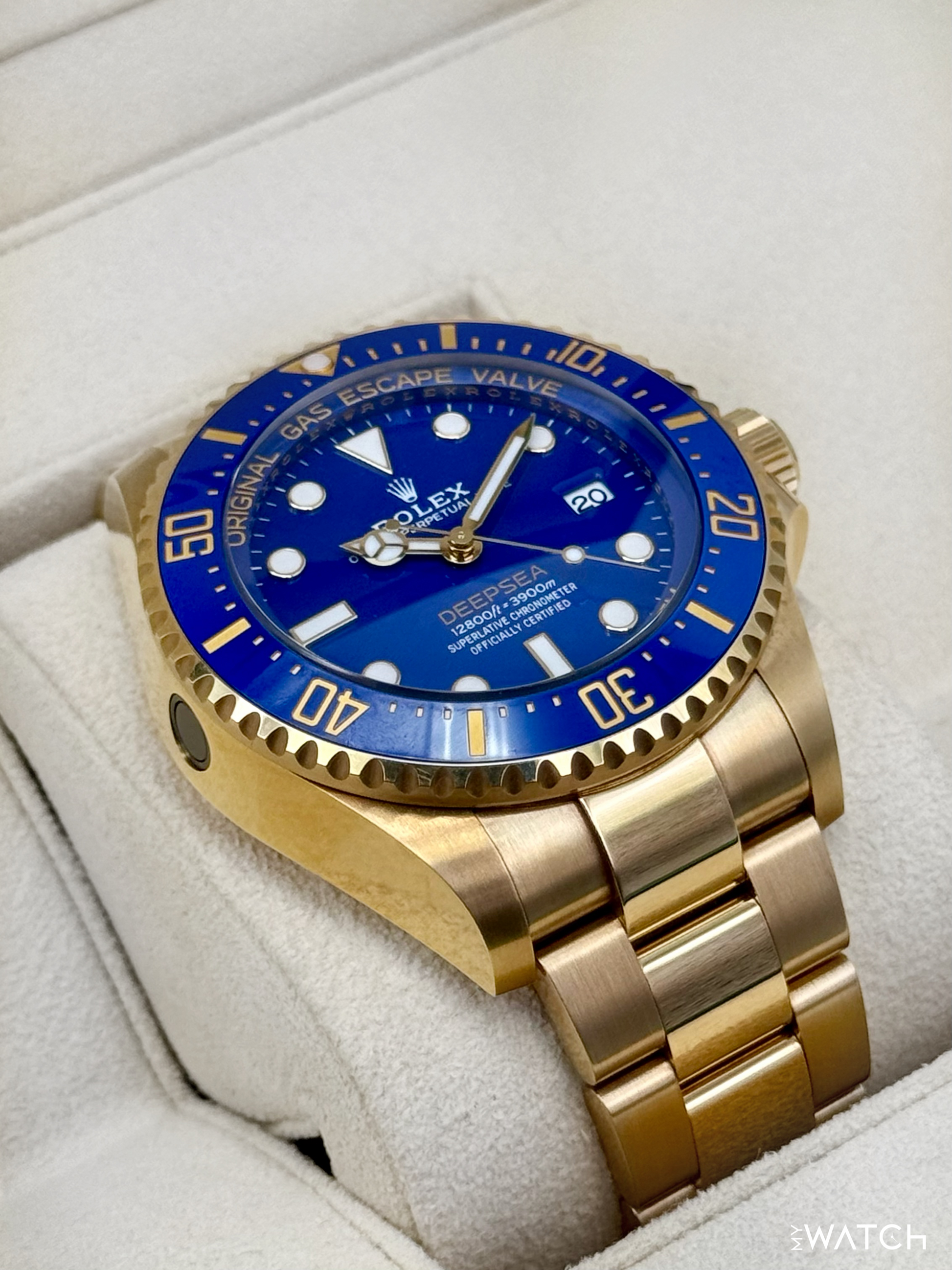 2025 Rolex Deepsea 44mm 136668LB Yellow Gold Blue Dial - MyWatchLLC