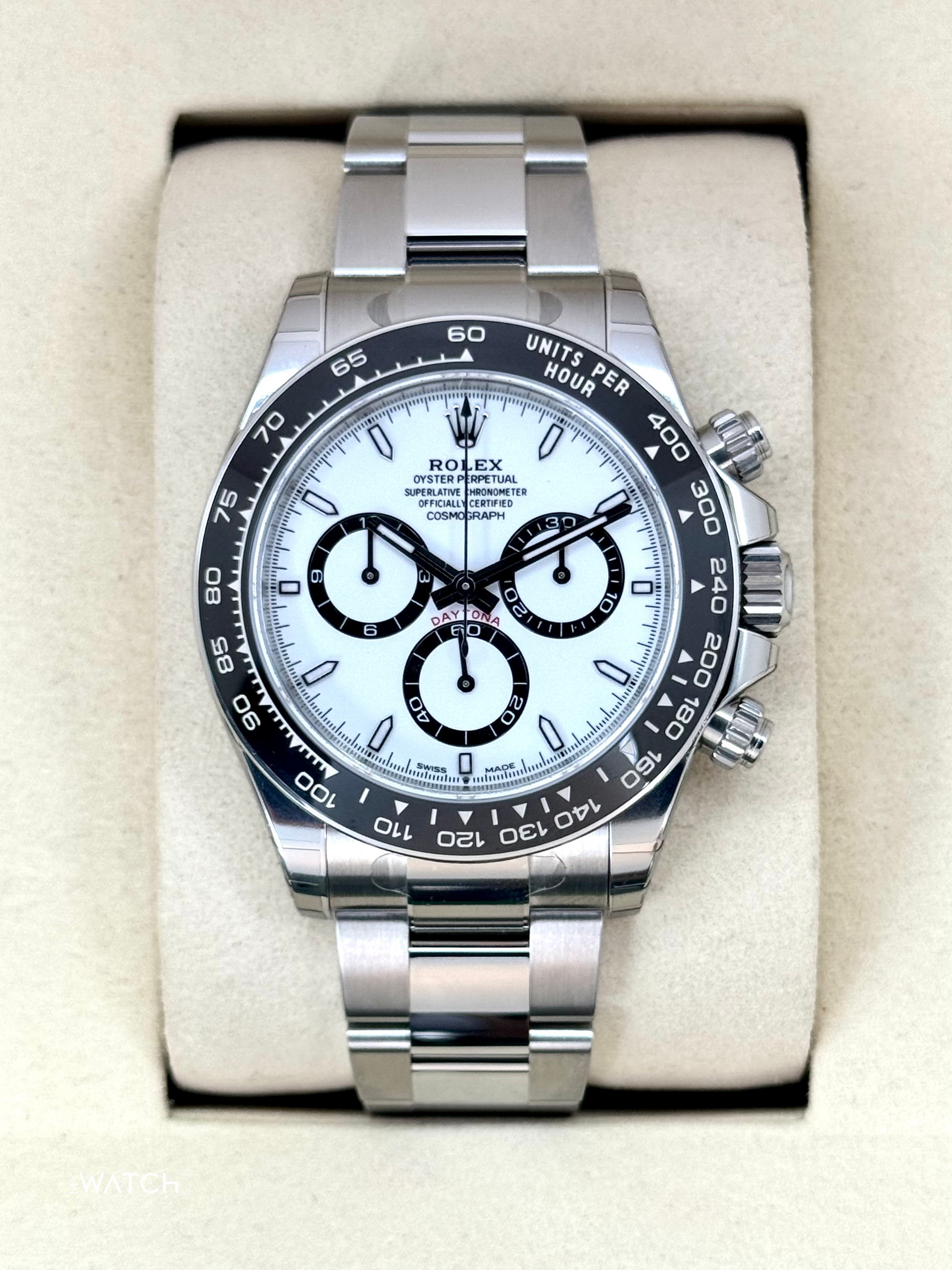 NEW 2025 Rolex Daytona 40mm 126500LN Stainless Steel Panda Dial (STICKERED) - MyWatchLLC