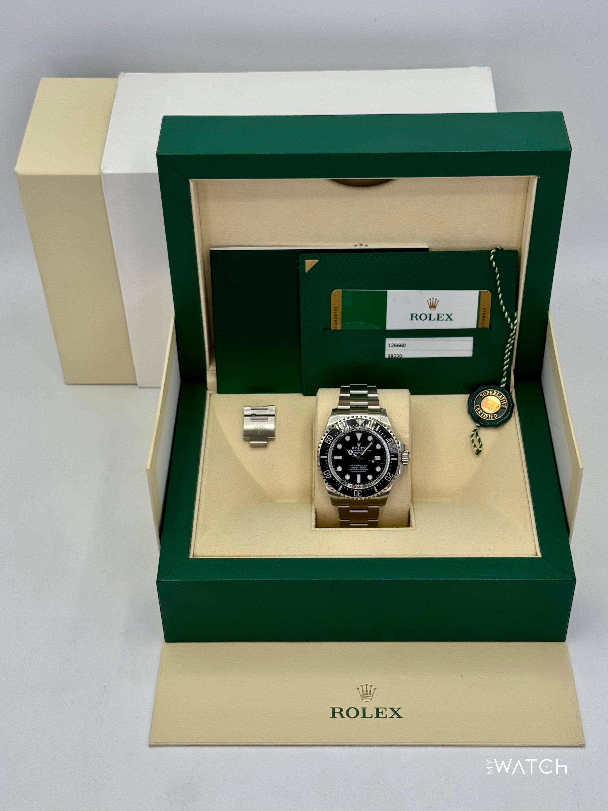 2019 Rolex Deepsea 44mm 126660 Stainless Steel Black Dial - MyWatchLLC