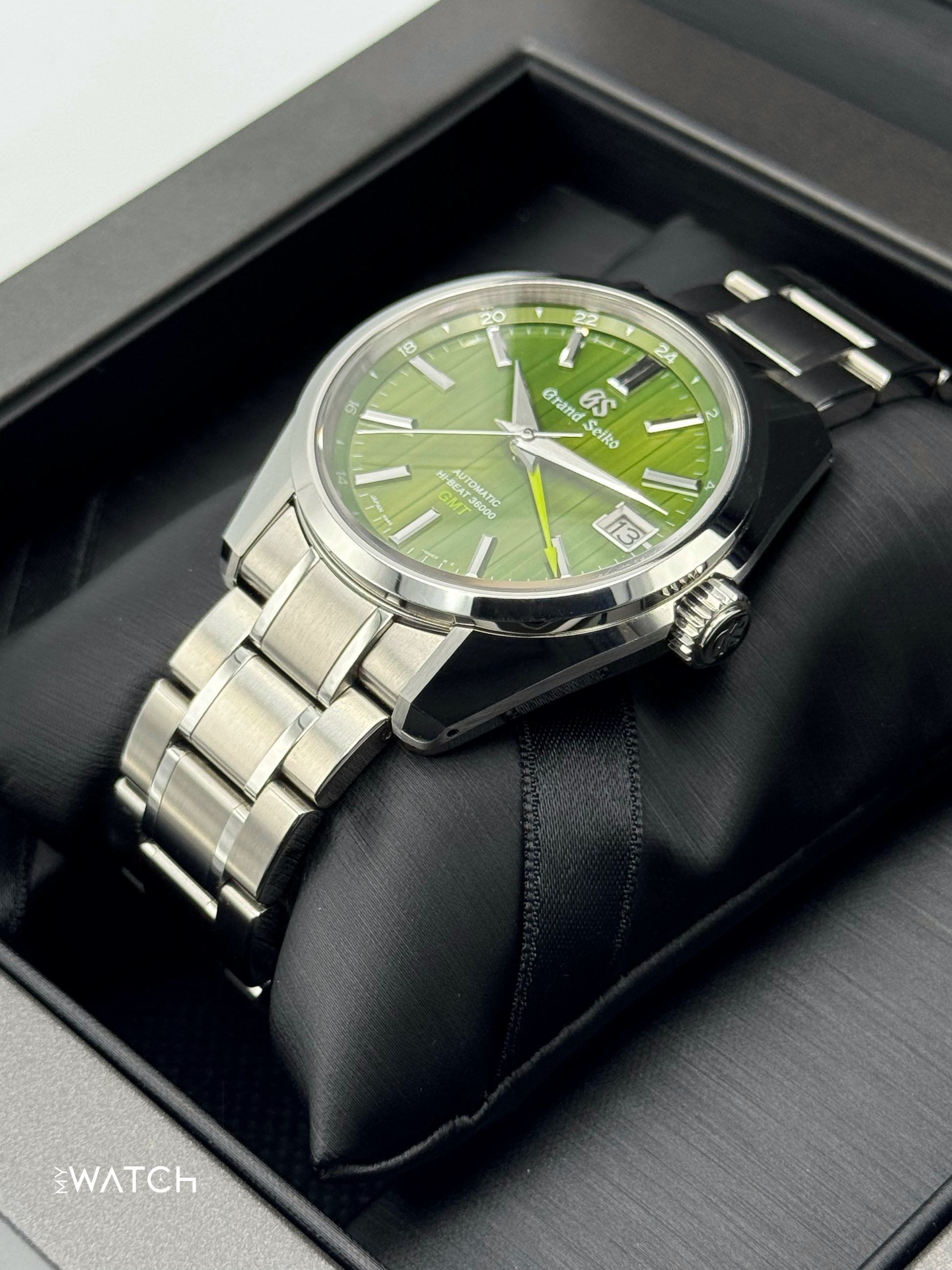 2025 Grand Seiko GMT 40mm SBGJ259G Stainless Steel Green Dial - MyWatchLLC