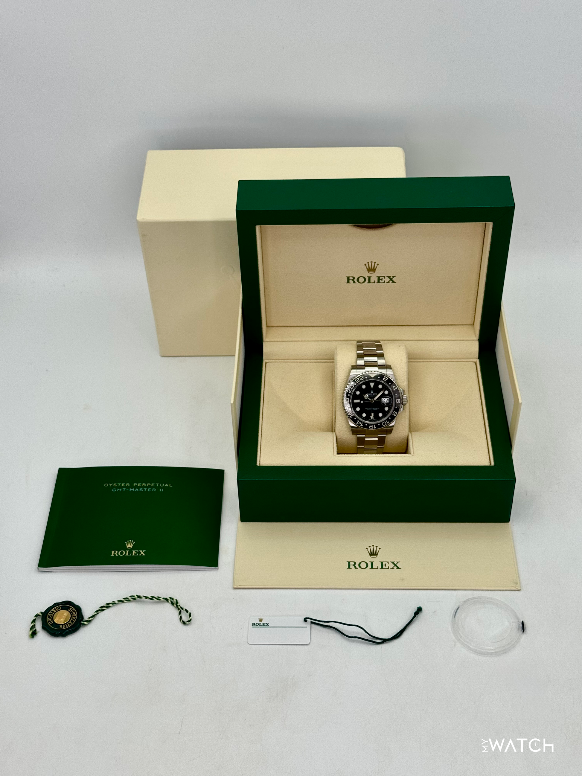 Rolex GMT-Master II 40mm 116710LN Stainless Steel Black Dial - MyWatchLLC