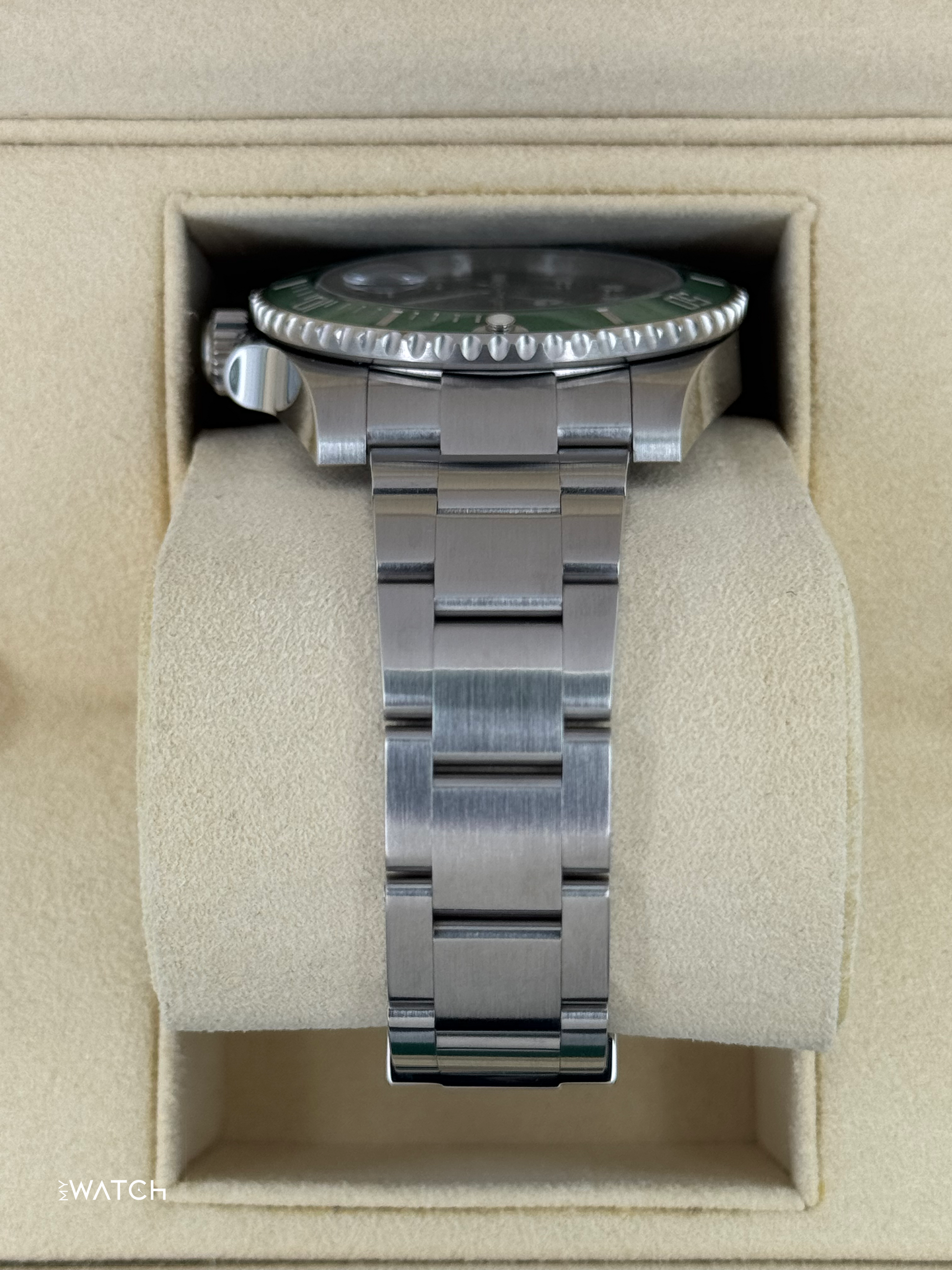 2015 Rolex Submariner “Hulk” 40mm 116610LV Green Dial - MyWatchLLC