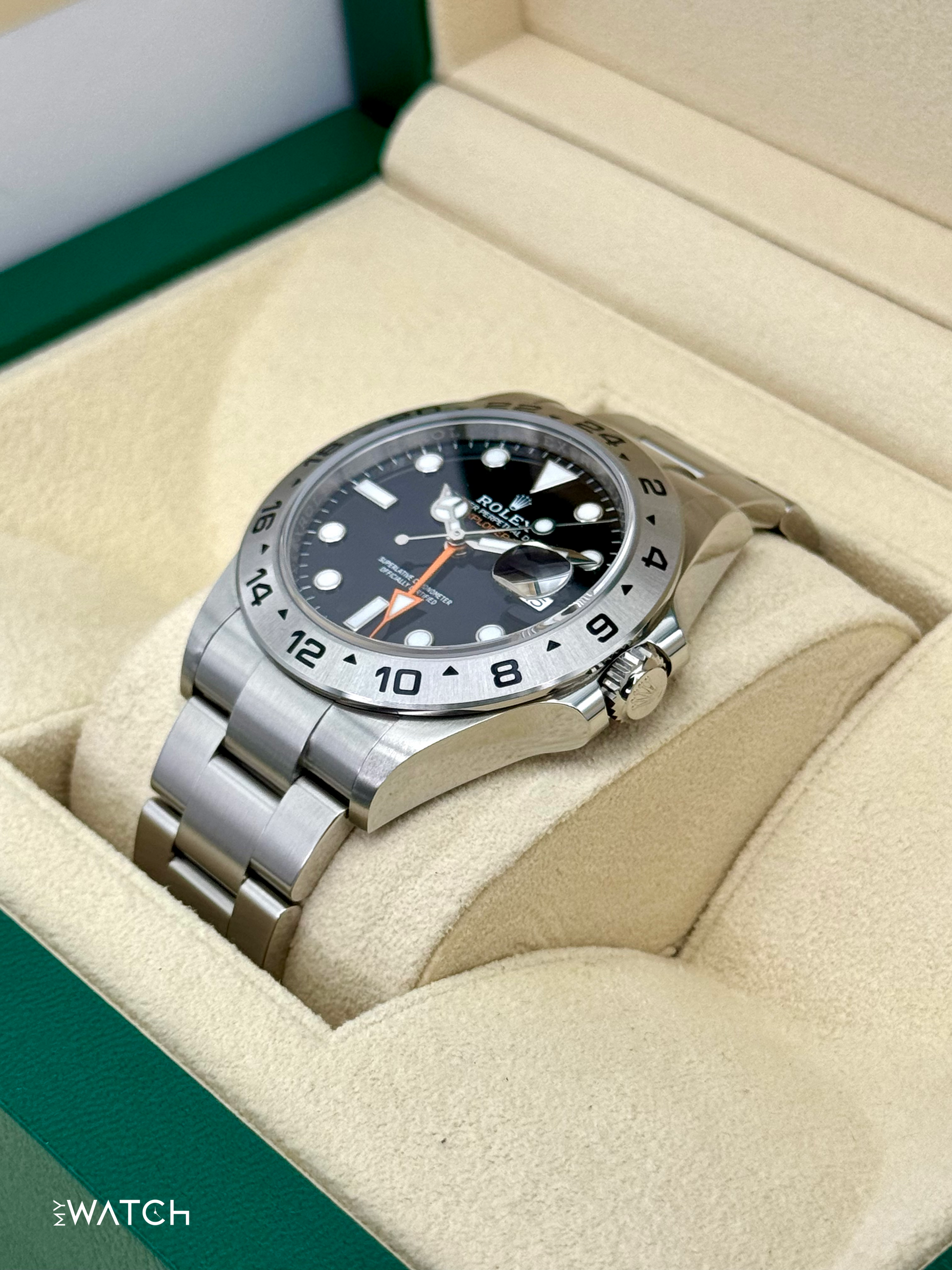 2024 Rolex Explorer II 42mm 226570 Black Dial - MyWatchLLC