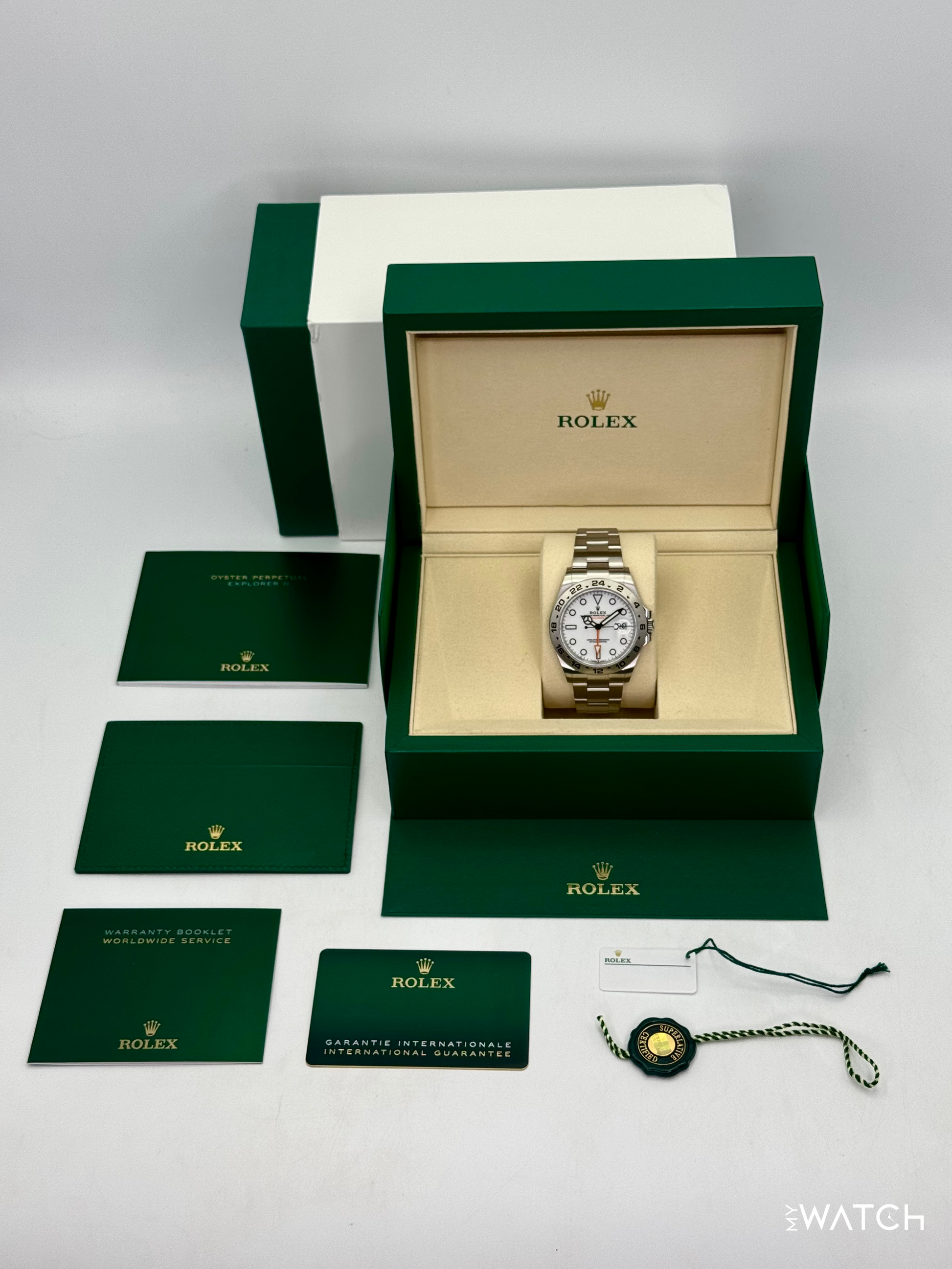 NEW 2026 Rolex Explorer II 42mm 226570 Polar White Dial - MyWatchLLC