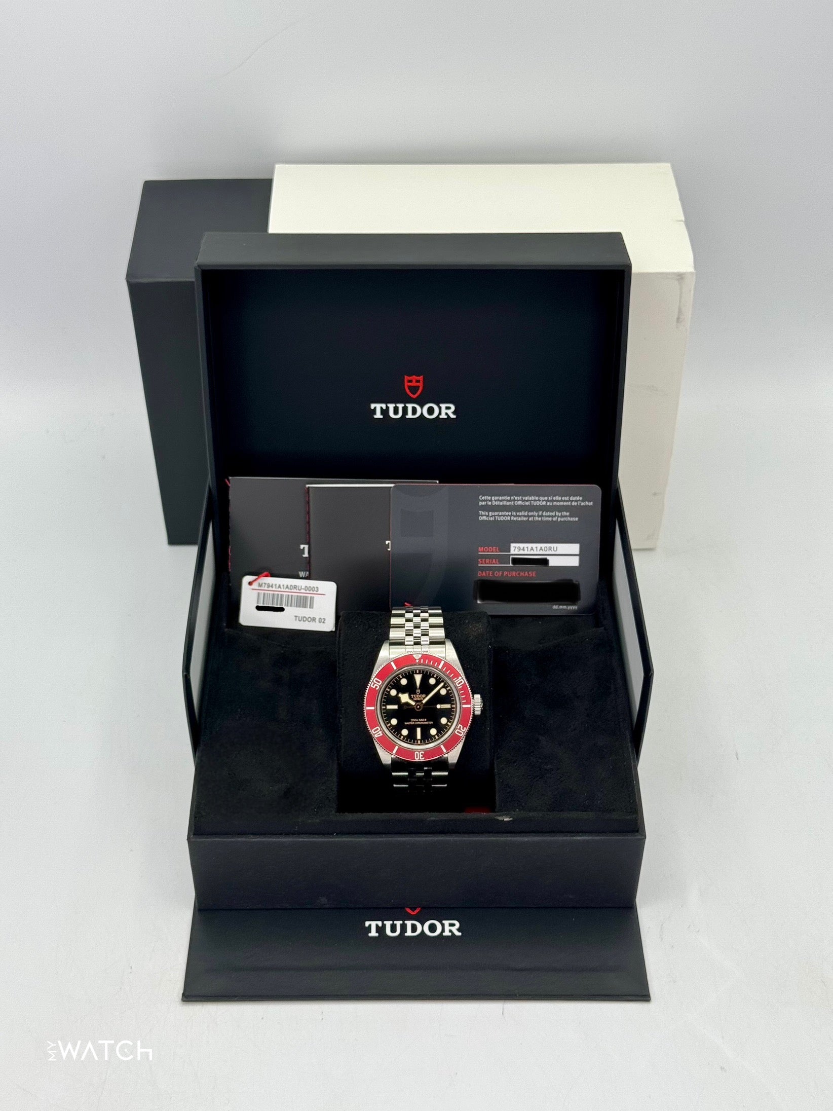 NEW 2024 Tudor Black Bay 41mm 7941A1A0RU Stainless Steel Black Dial - MyWatchLLC