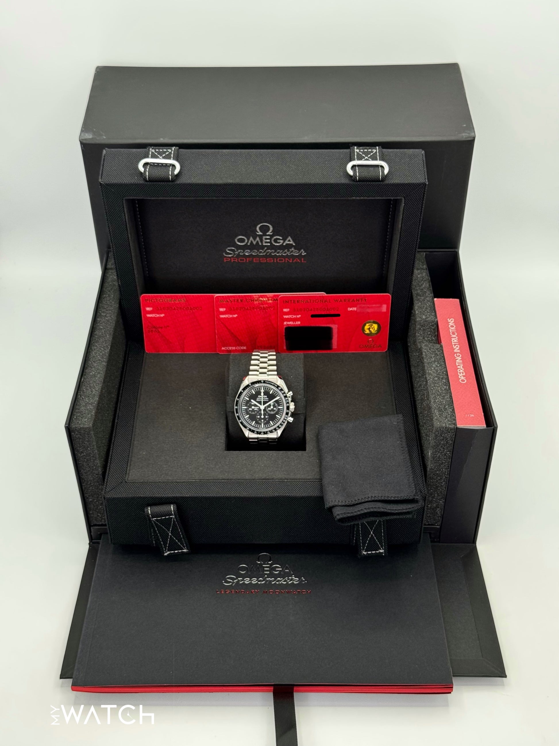 2025 Omega Speedmaster Moonwatch Pro 42mm 310.30.42.50.01.002 Black Dial - MyWatchLLC