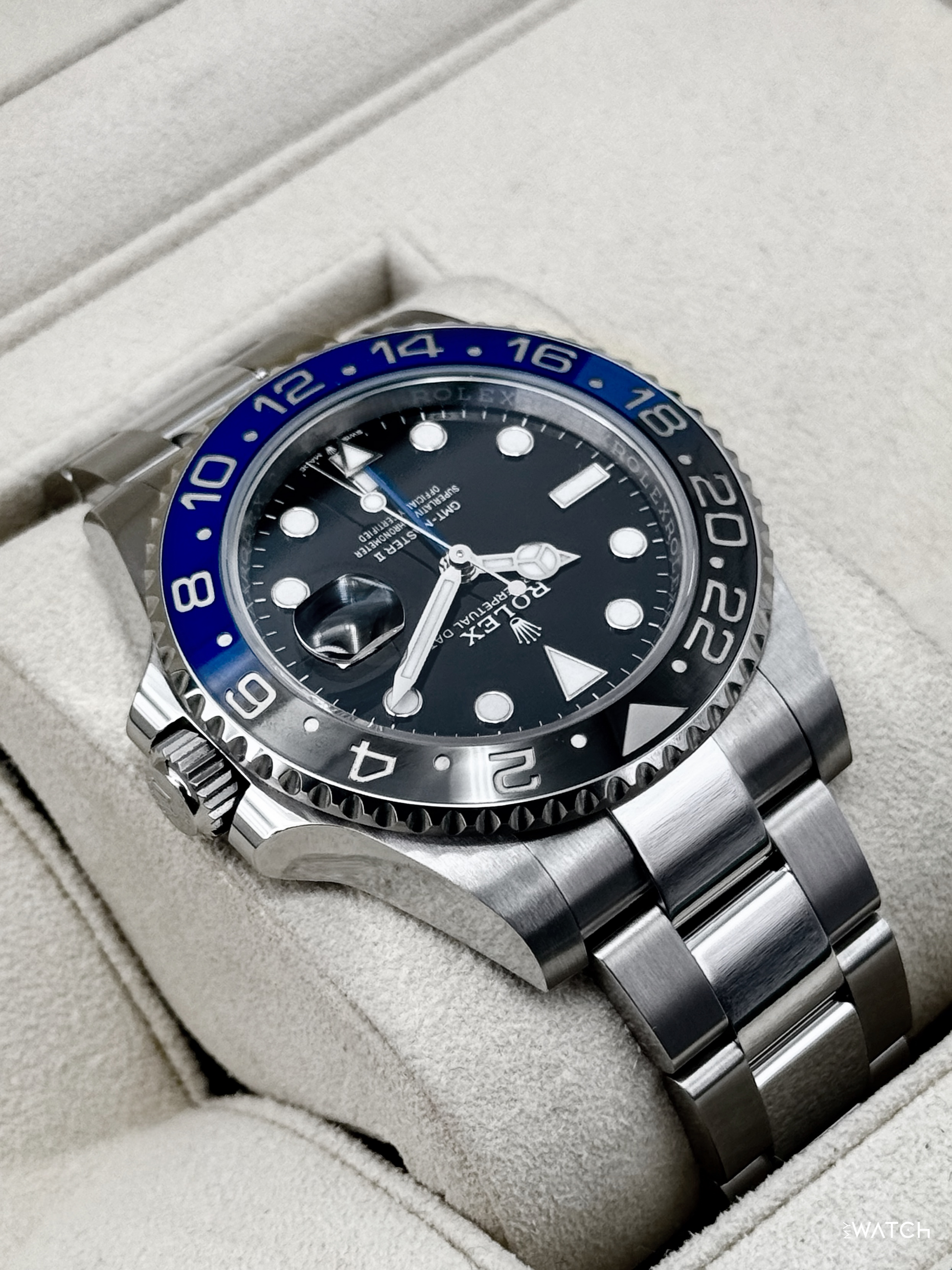 2022 Rolex GMT-Master II "Batman" 40mm 126710BLNR Oyster - MyWatchLLC