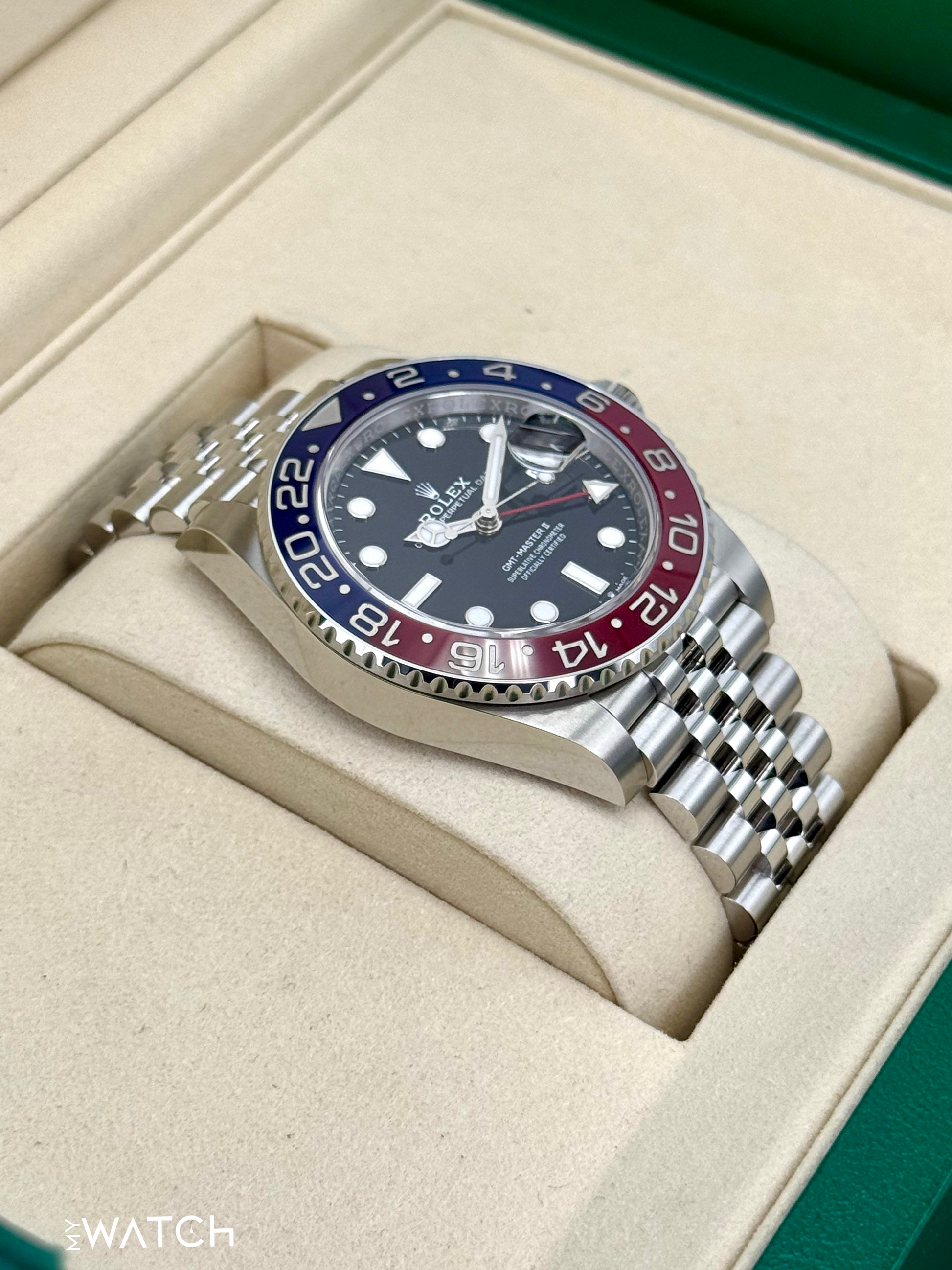 2025 Rolex GMT-Master II "Pepsi" 40mm 126710BLRO Jubilee - MyWatchLLC