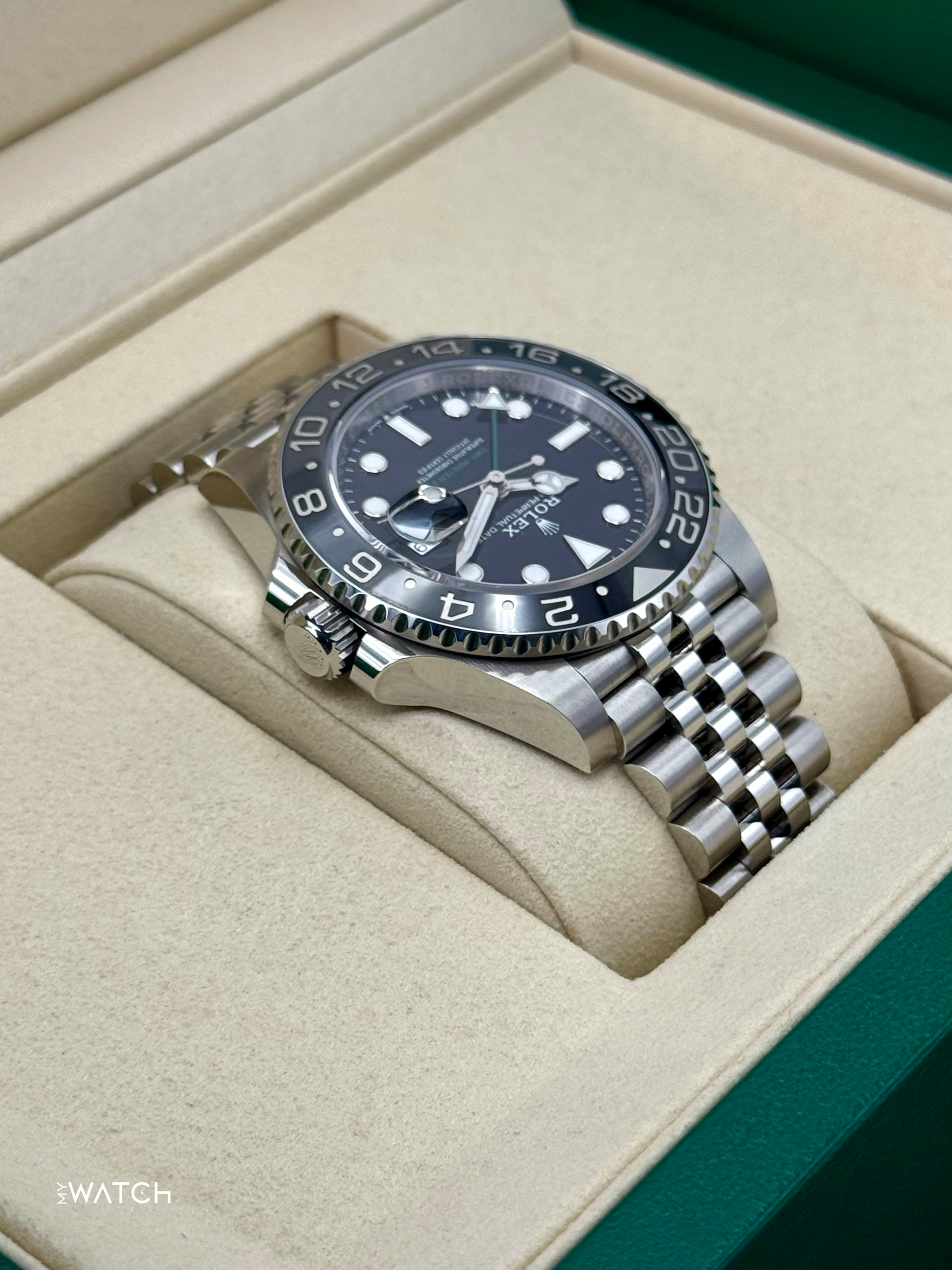 2025 Rolex GMT-Master II "Bruce Wayne" 40mm 126710GRNR Jubilee - MyWatchLLC