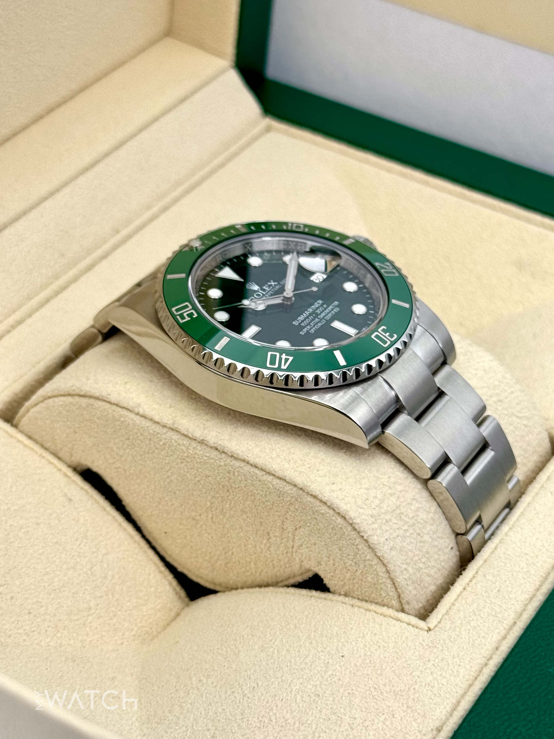 2015 Rolex Submariner “Hulk” 40mm 116610LV Green Dial - MyWatchLLC