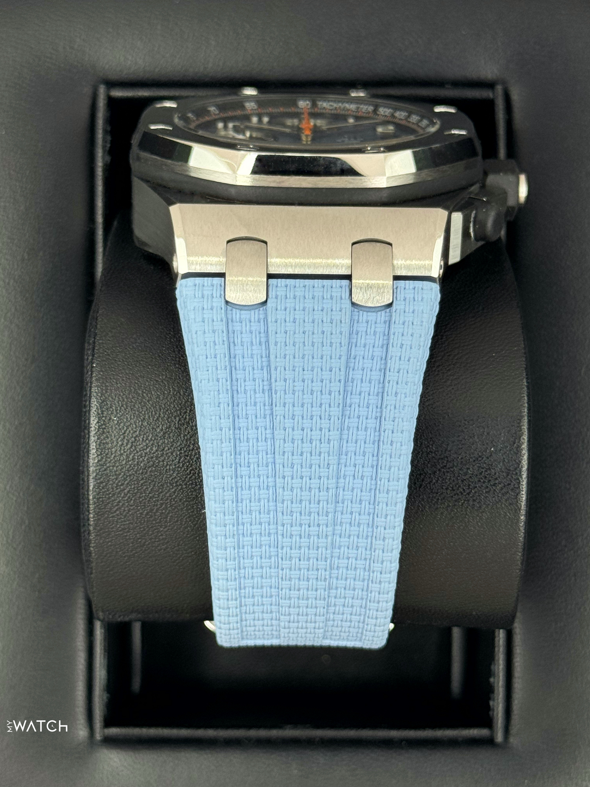 2022 Audemars Piguet Royal Oak Offshore Chrono 42mm 26238ST Blue Dial - MyWatchLLC