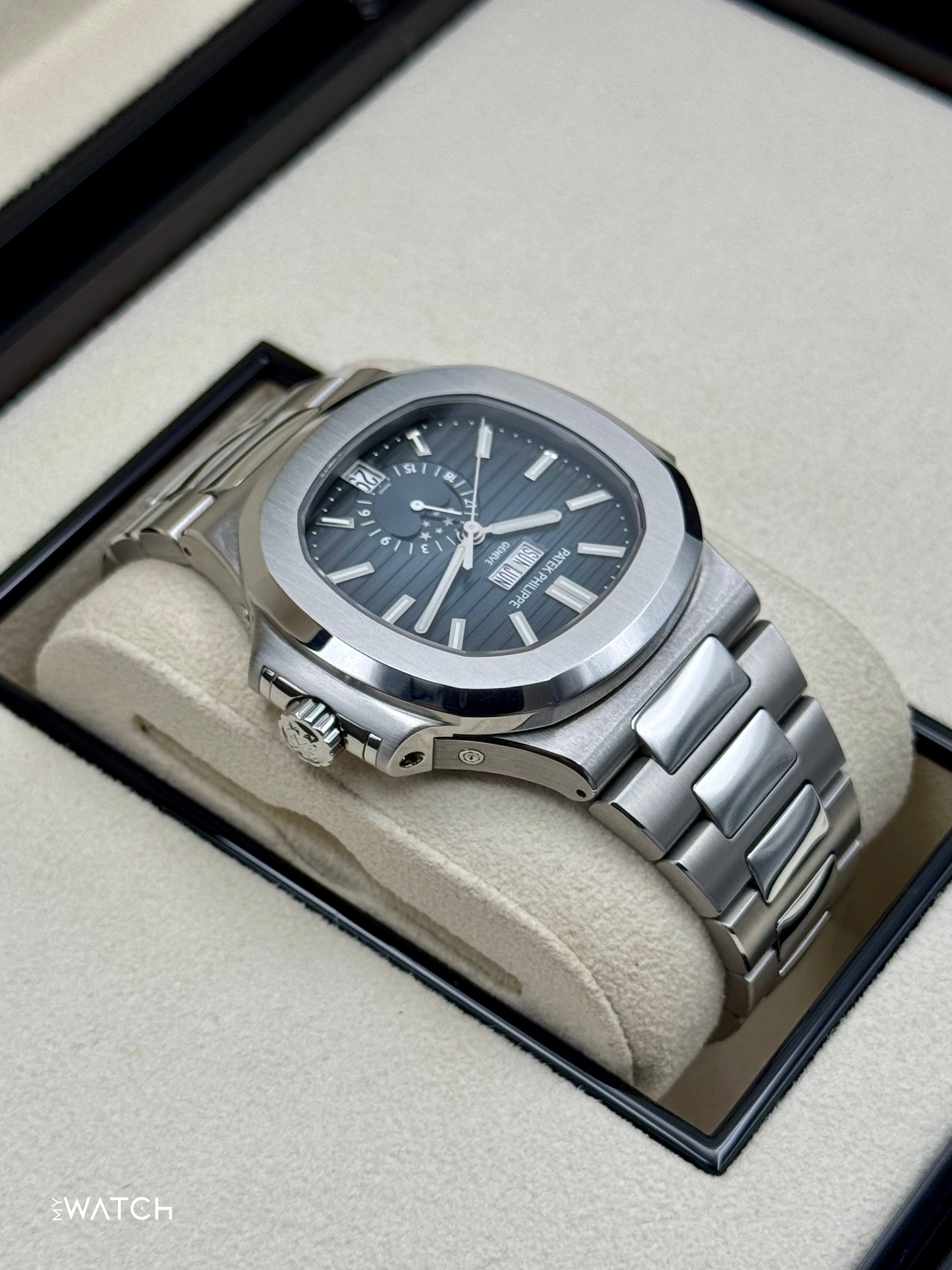 2022 Patek Philippe Nautilus Moonphase 40.5mm 5726/1A-014 Blue Dial - MyWatchLLC