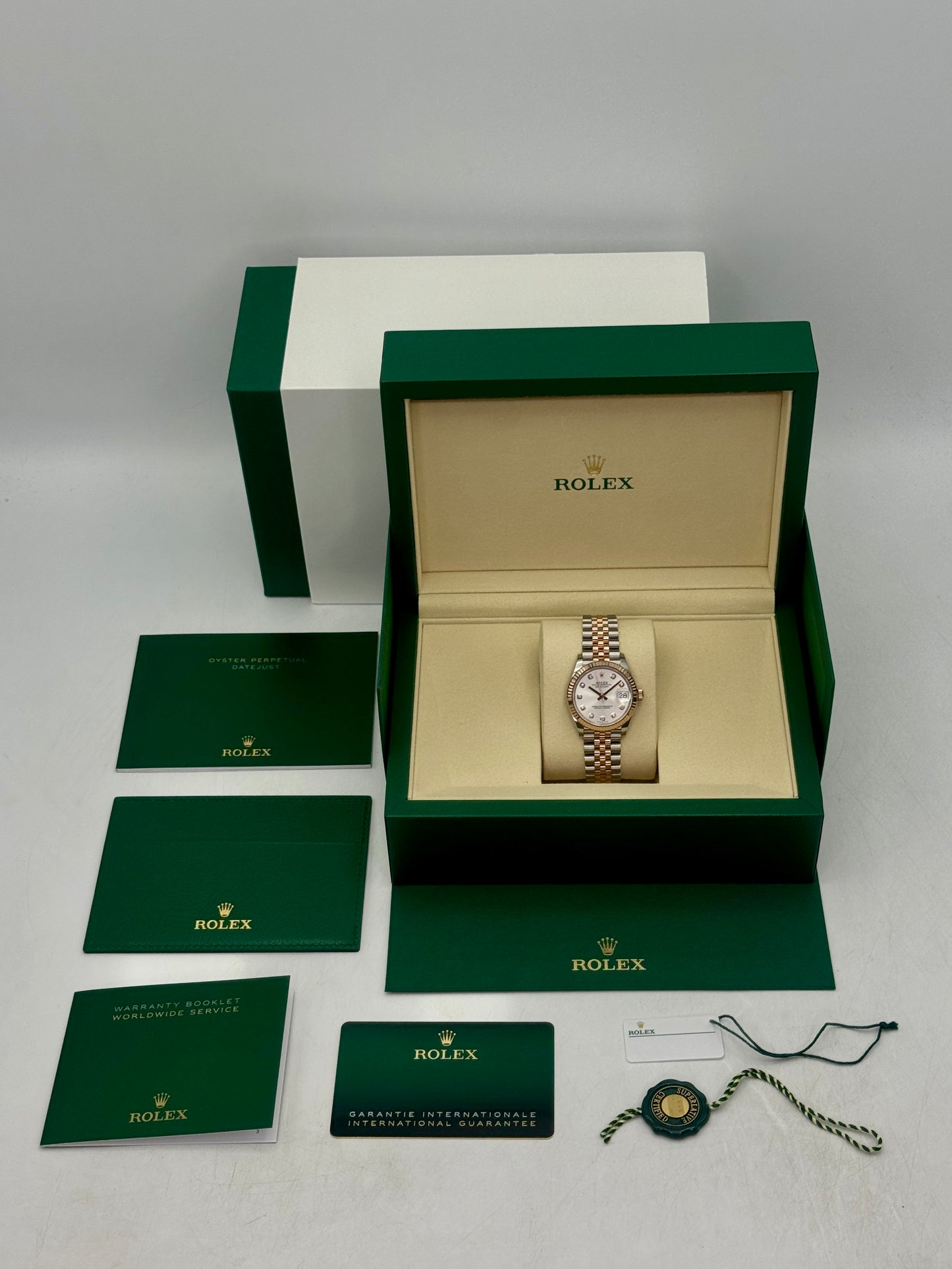 2026 Rolex Datejust 31mm 278271 Two-Tone Jubilee Silver Diamond Dial
