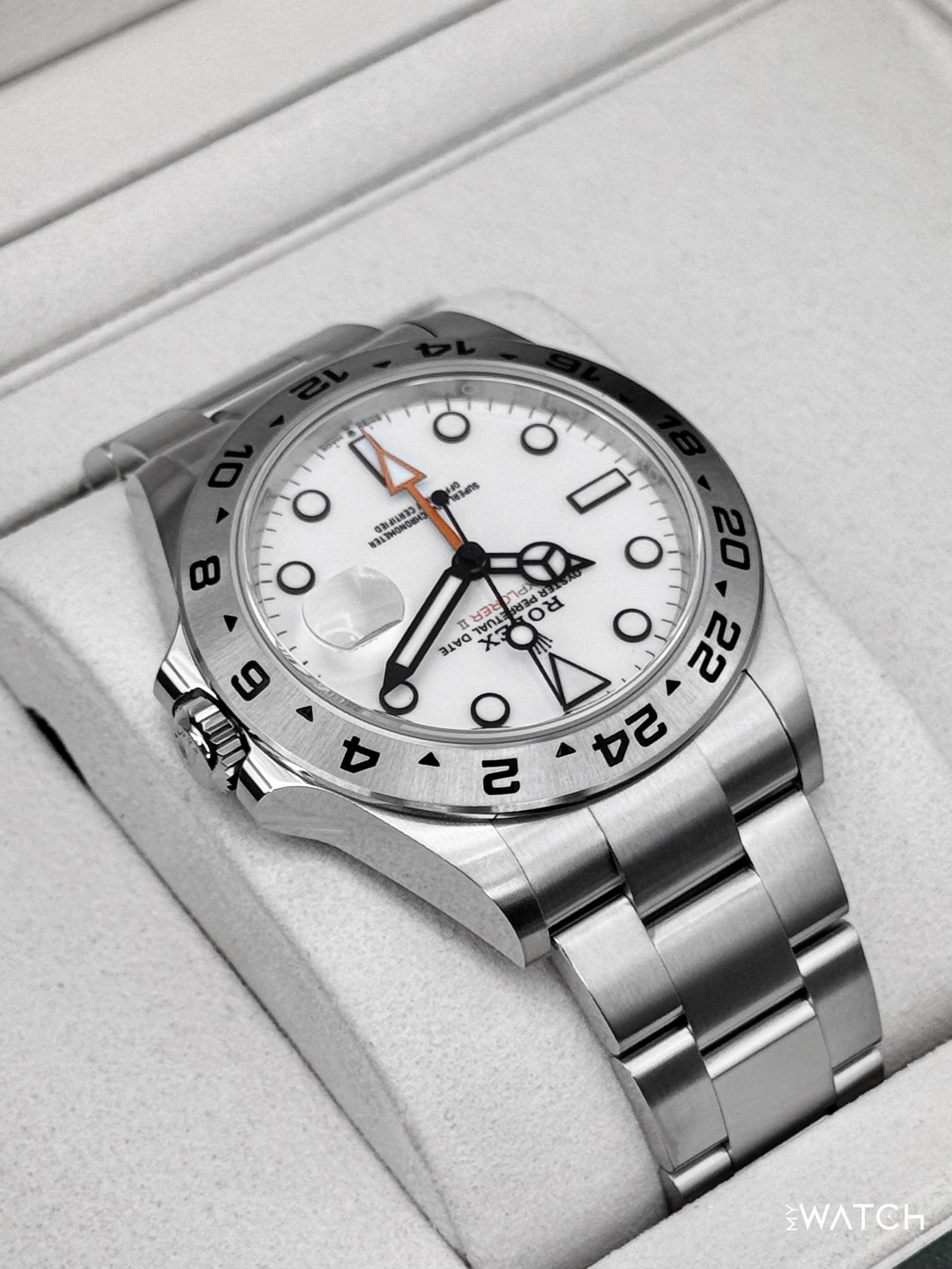 NEW 2026 Rolex Explorer II 42mm 226570 Polar White Dial - MyWatchLLC