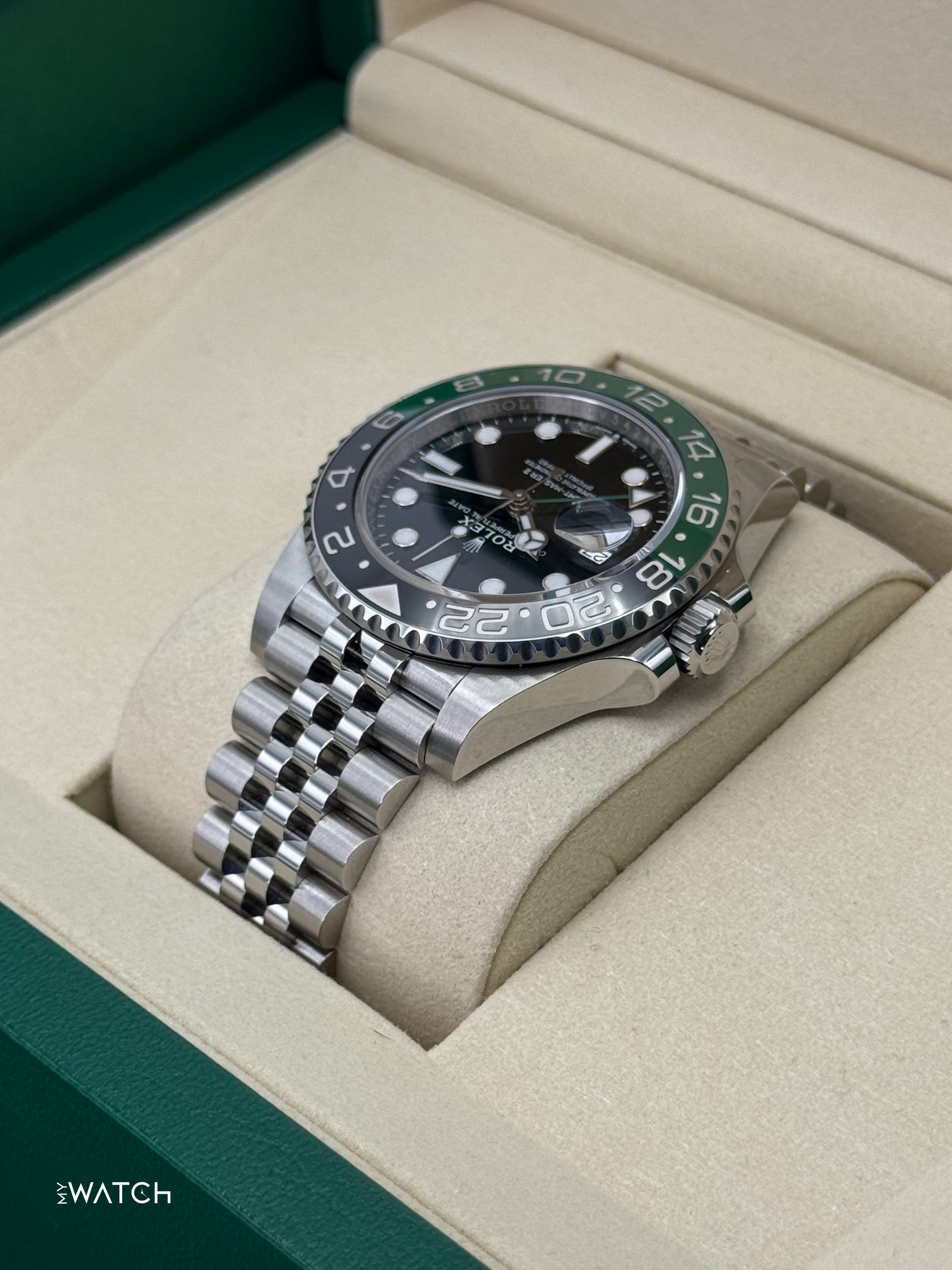 NEW 2025 Rolex GMT-Master II "Sprite" 40mm 126720VTNR Jubilee - MyWatchLLC