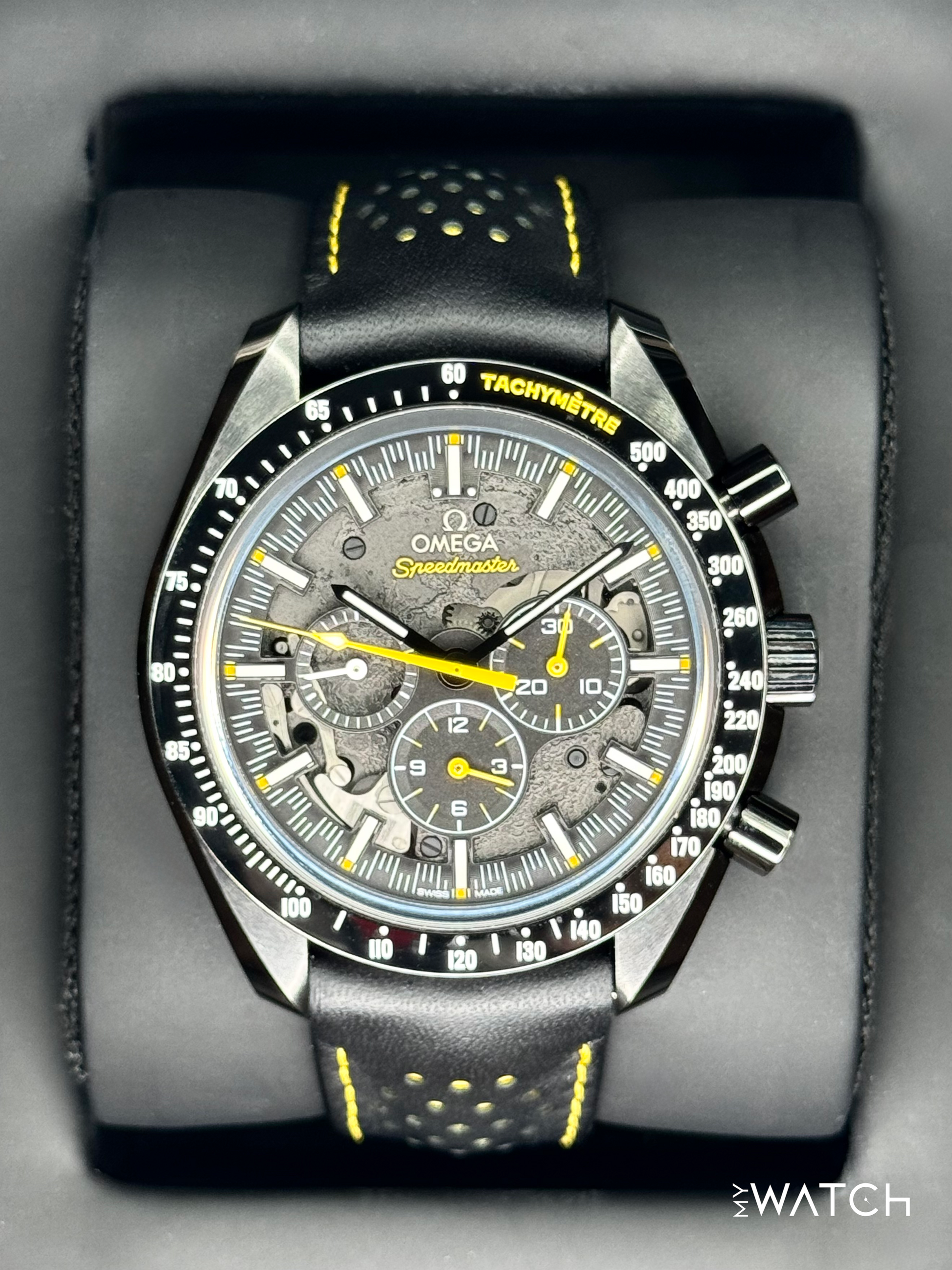 2021 Omega Speedmaster Dark Side Of The Moon 44.25mm Black Ceramic - MyWatchLLC
