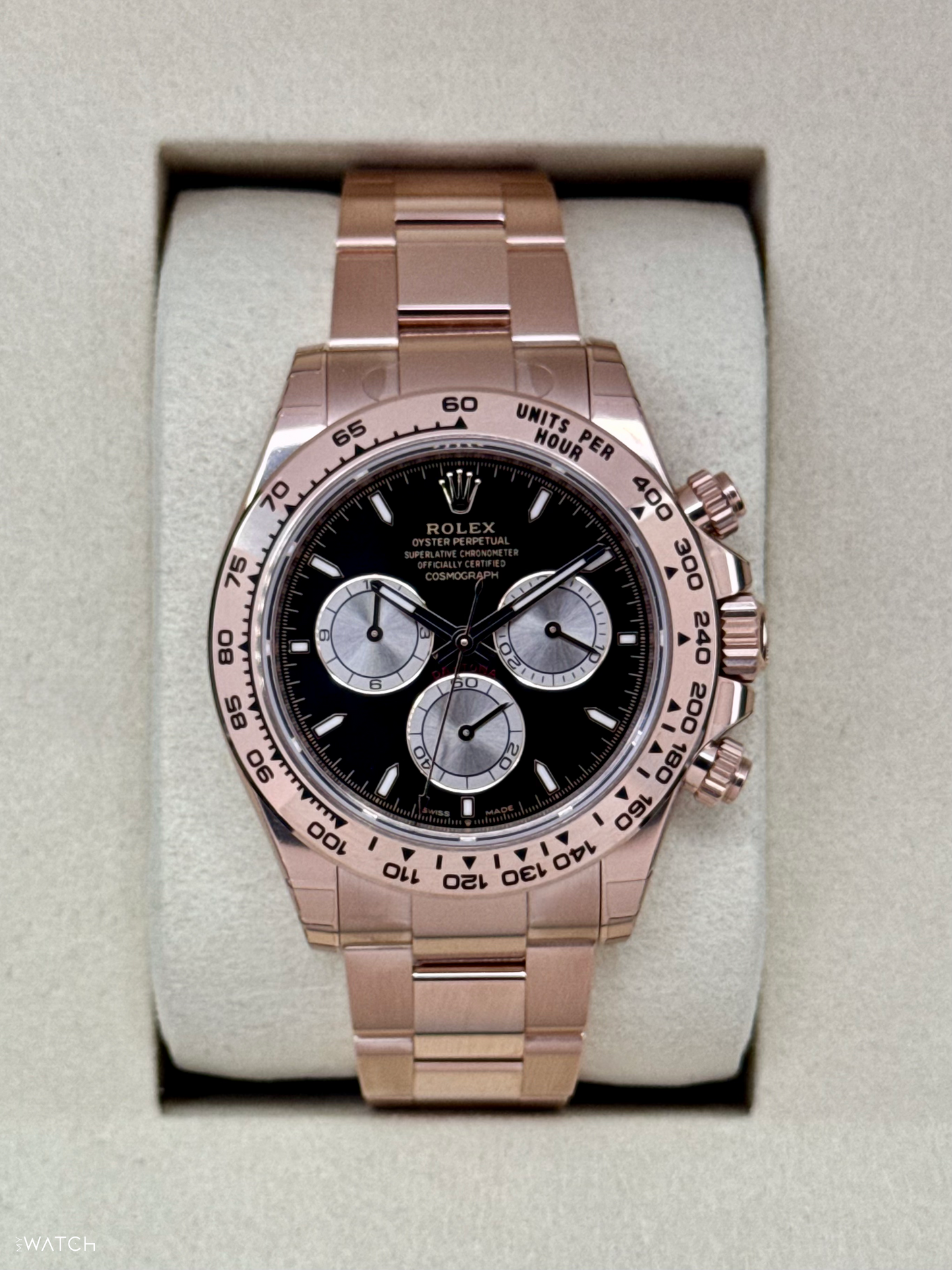 NEW 2025 Rolex Daytona 40mm 126505 Rose Gold Black Dial (STICKERED)