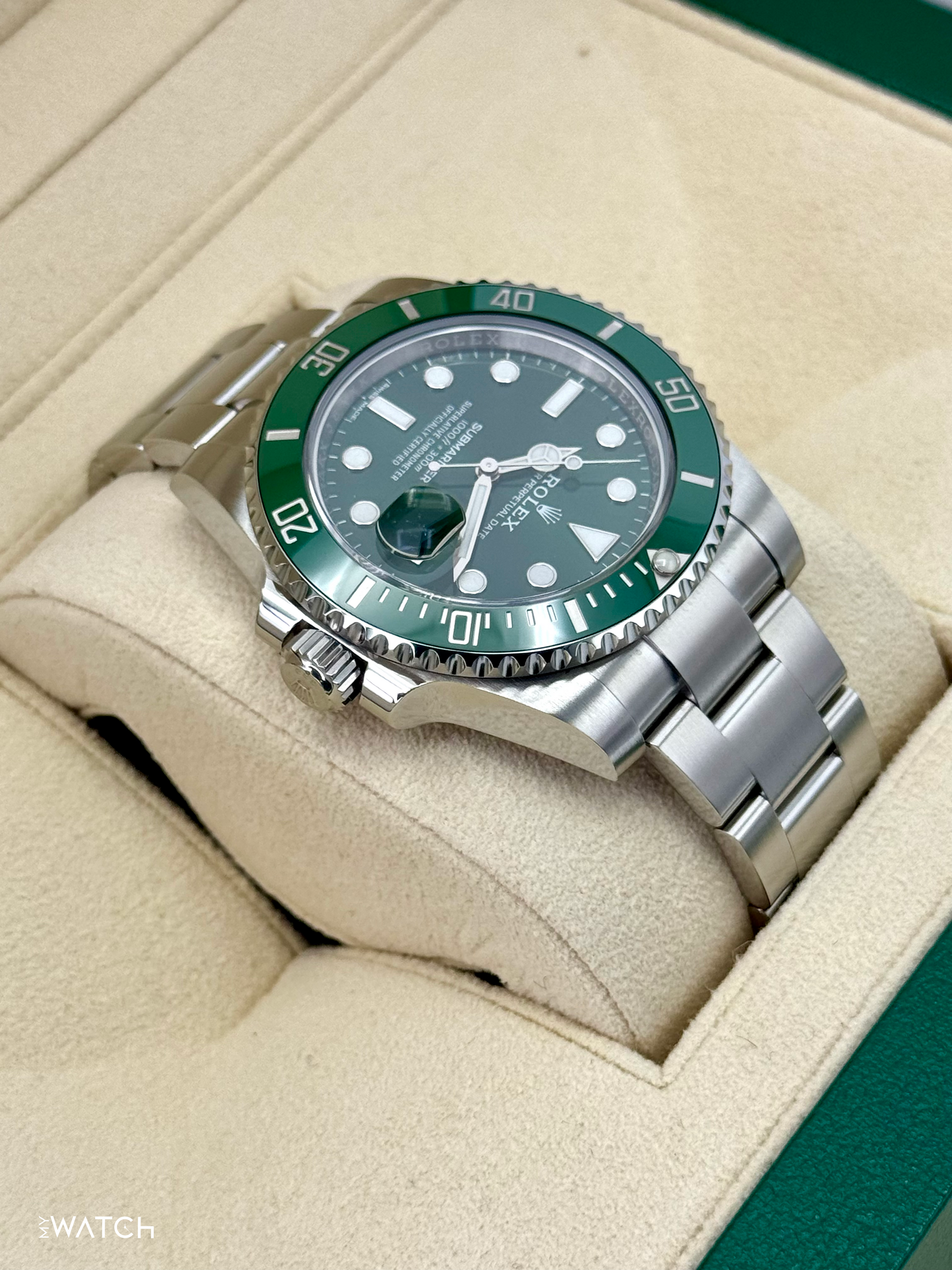 2017 Rolex Submariner “Hulk” 40mm 116610LV Green Dial - MyWatchLLC