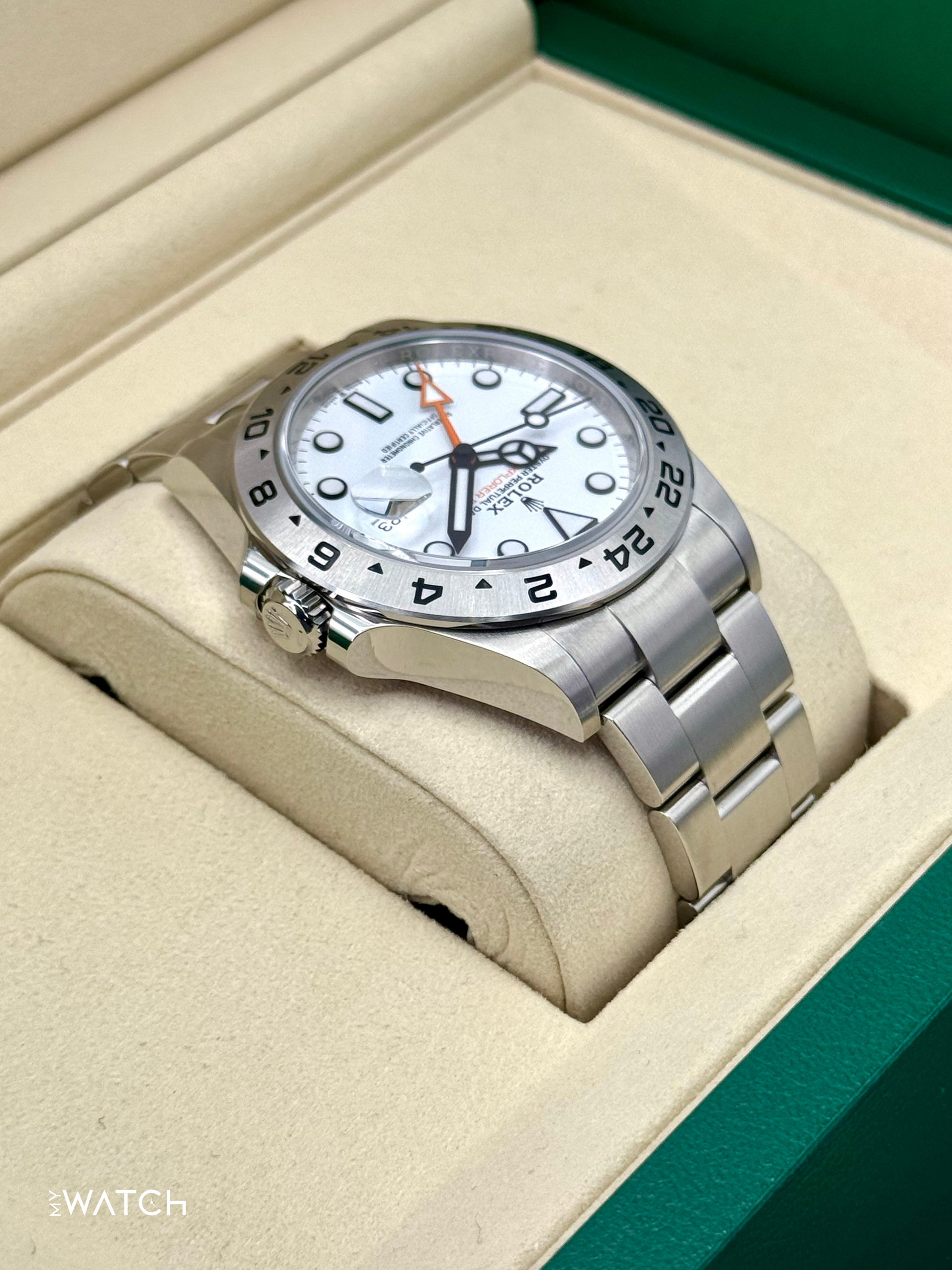 NEW 2025 Rolex Explorer II 42mm 226570 Polar White Dial - MyWatchLLC