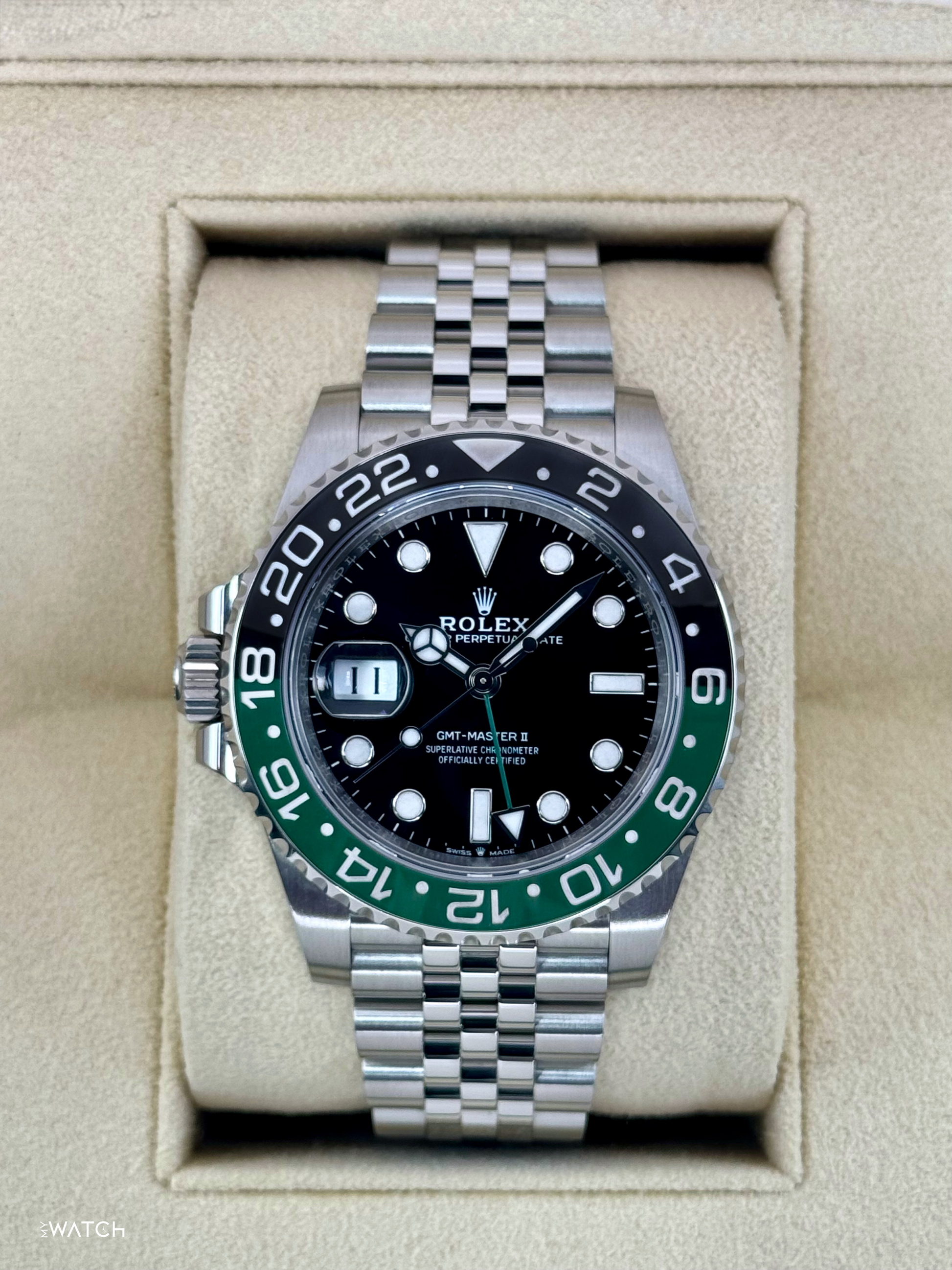 2022 Rolex GMT-Master II "Sprite" 40mm 126720VTNR Jubilee - MyWatchLLC