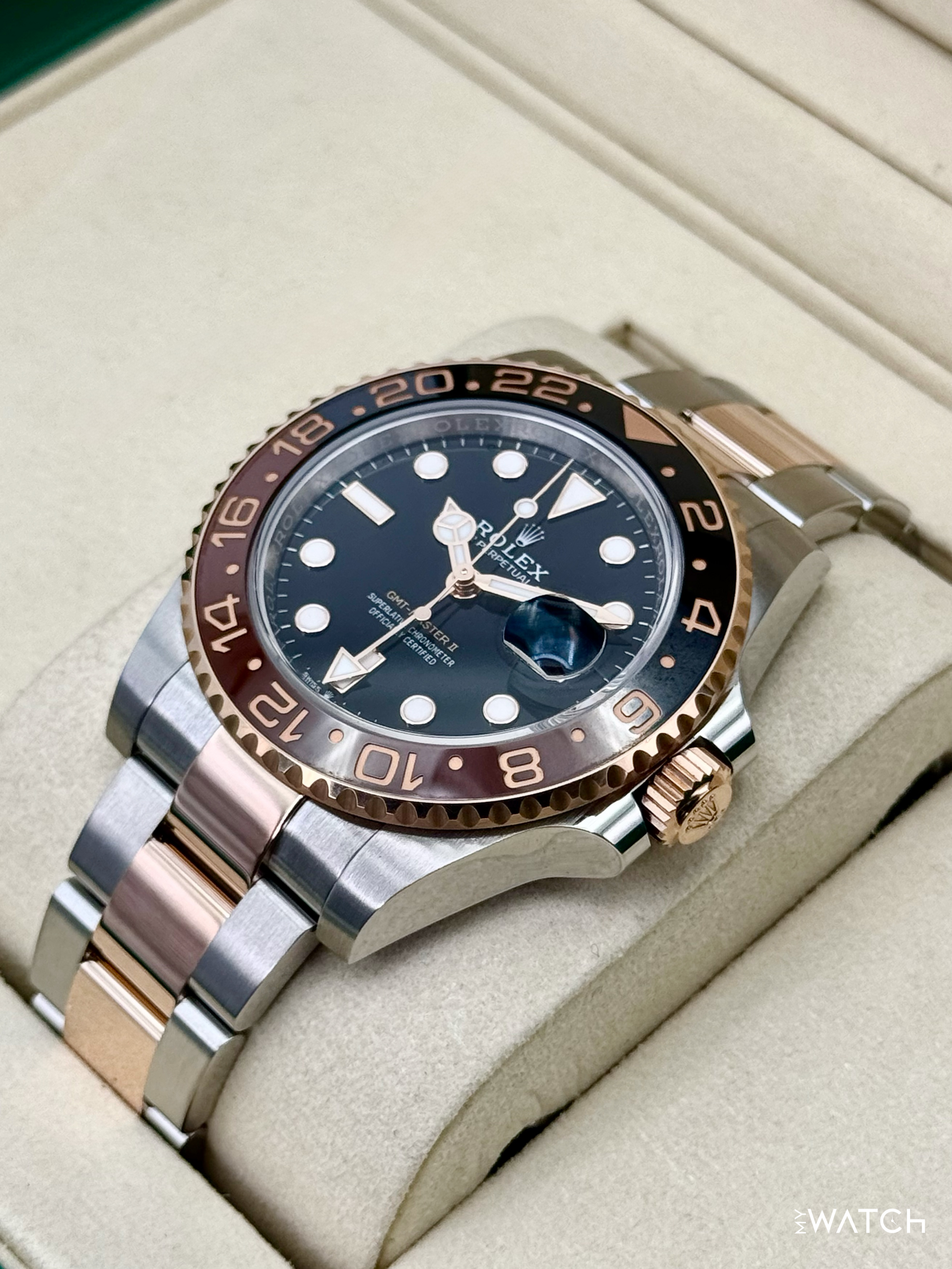 2025 Rolex GMT-Master II "Rootbeer" 40mm 126711CHNR Two-Tone - MyWatchLLC