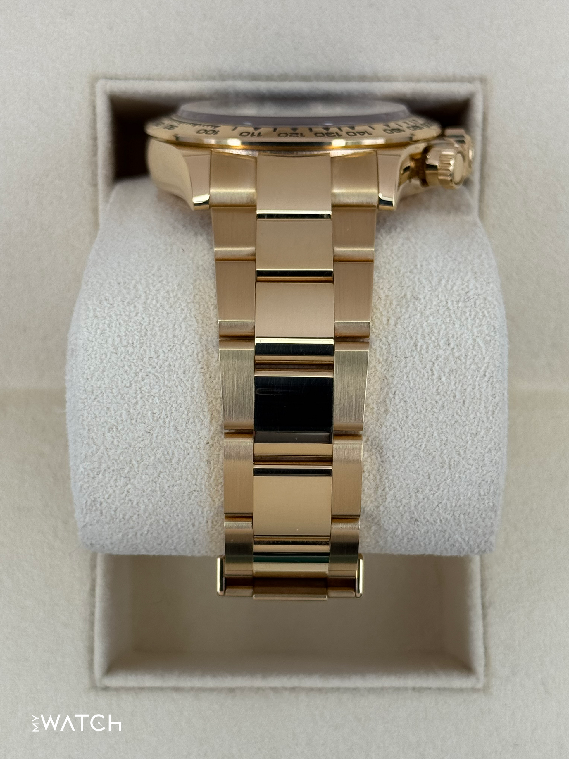 2023 Rolex Daytona "Paul Newman" 40mm 116508 Yellow Gold Black Dial - MyWatchLLC