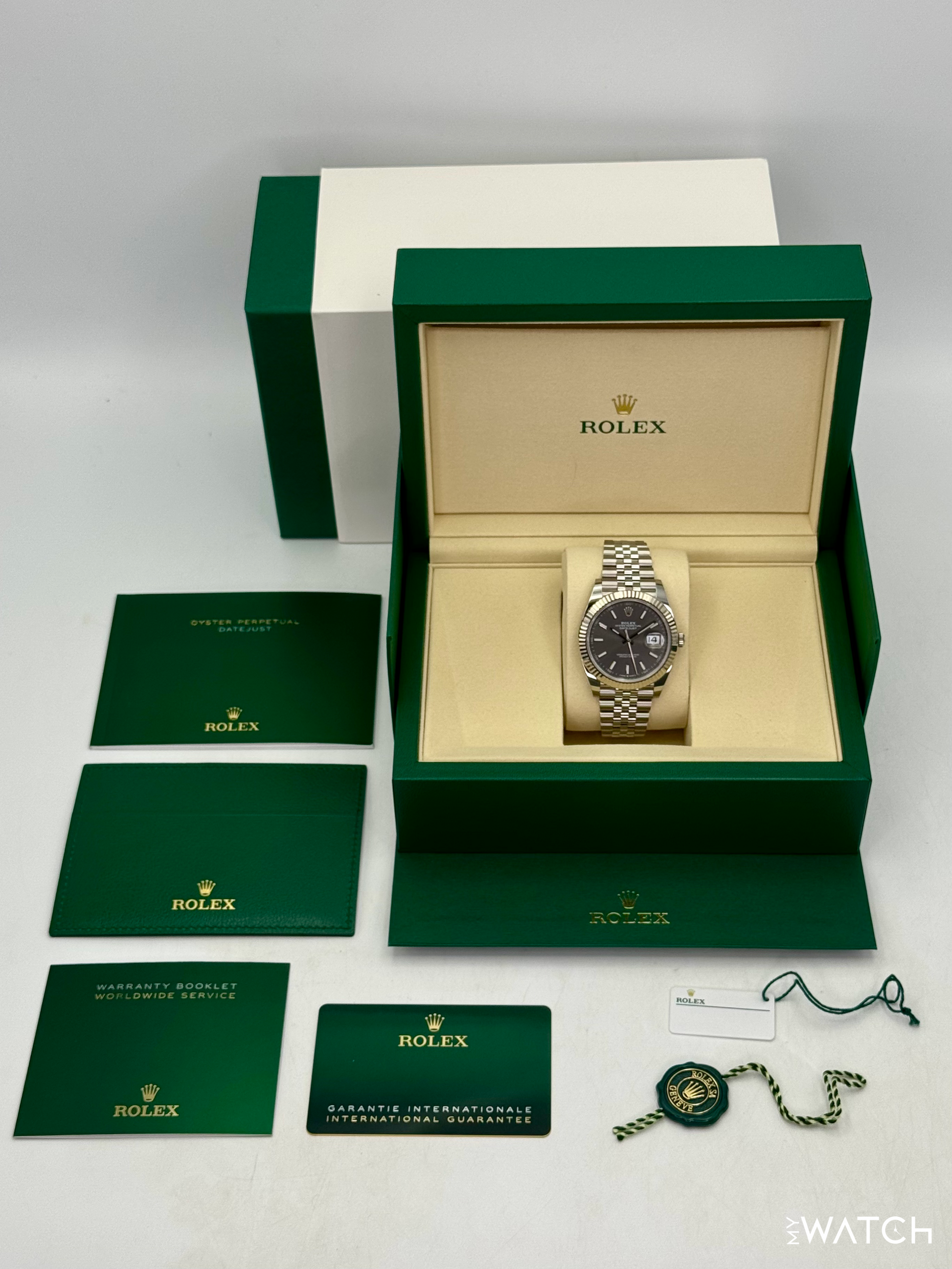 NEW 2026 Rolex Datejust 41mm 126334 Stainless Steel Jubilee Rhodium Dial - MyWatchLLC