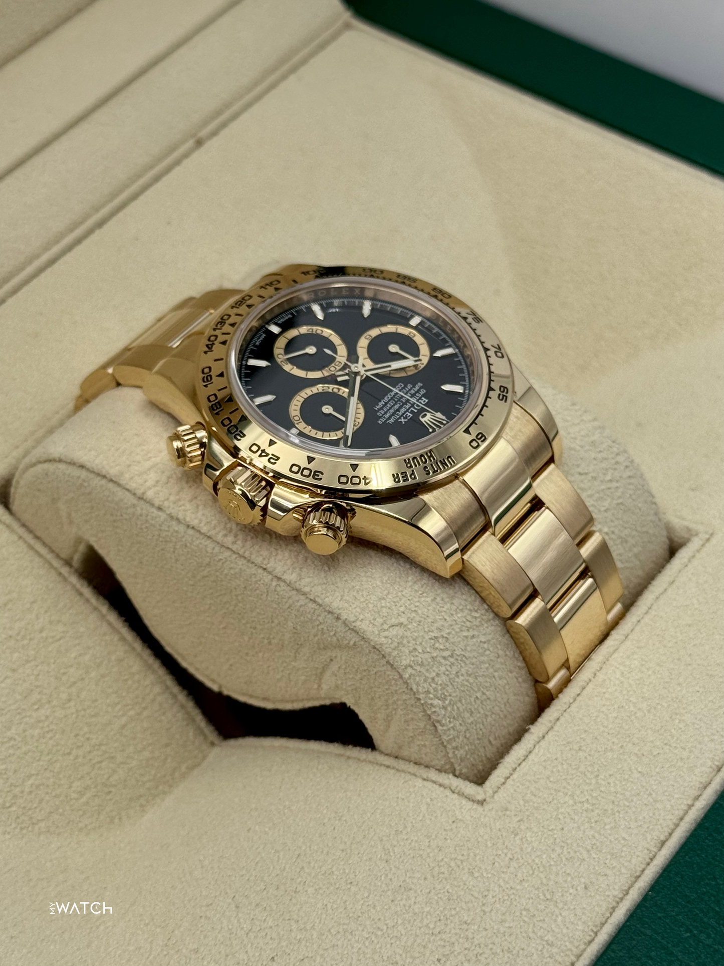 2025 Rolex Daytona 40mm 126508 18kt Yellow Gold Black Dial