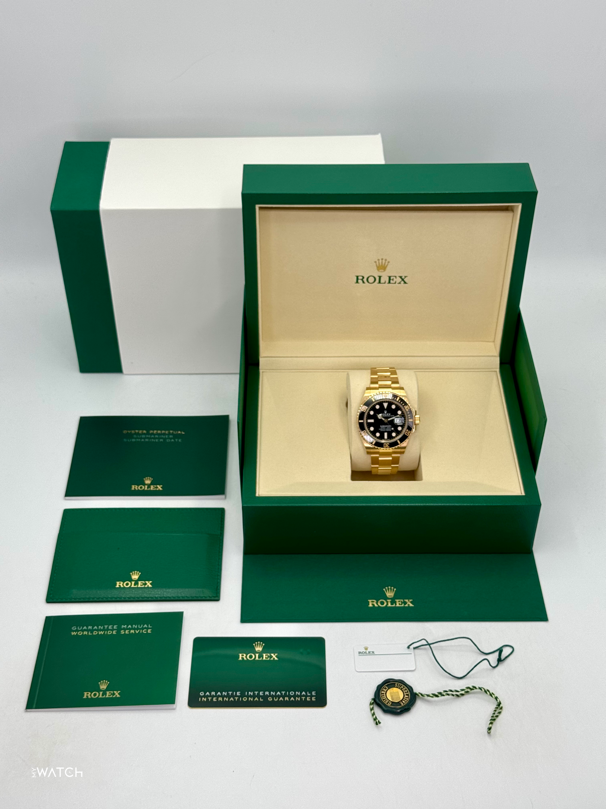 NEW 2025 Rolex Submariner 41mm 126618LN Yellow Gold Black Dial - MyWatchLLC