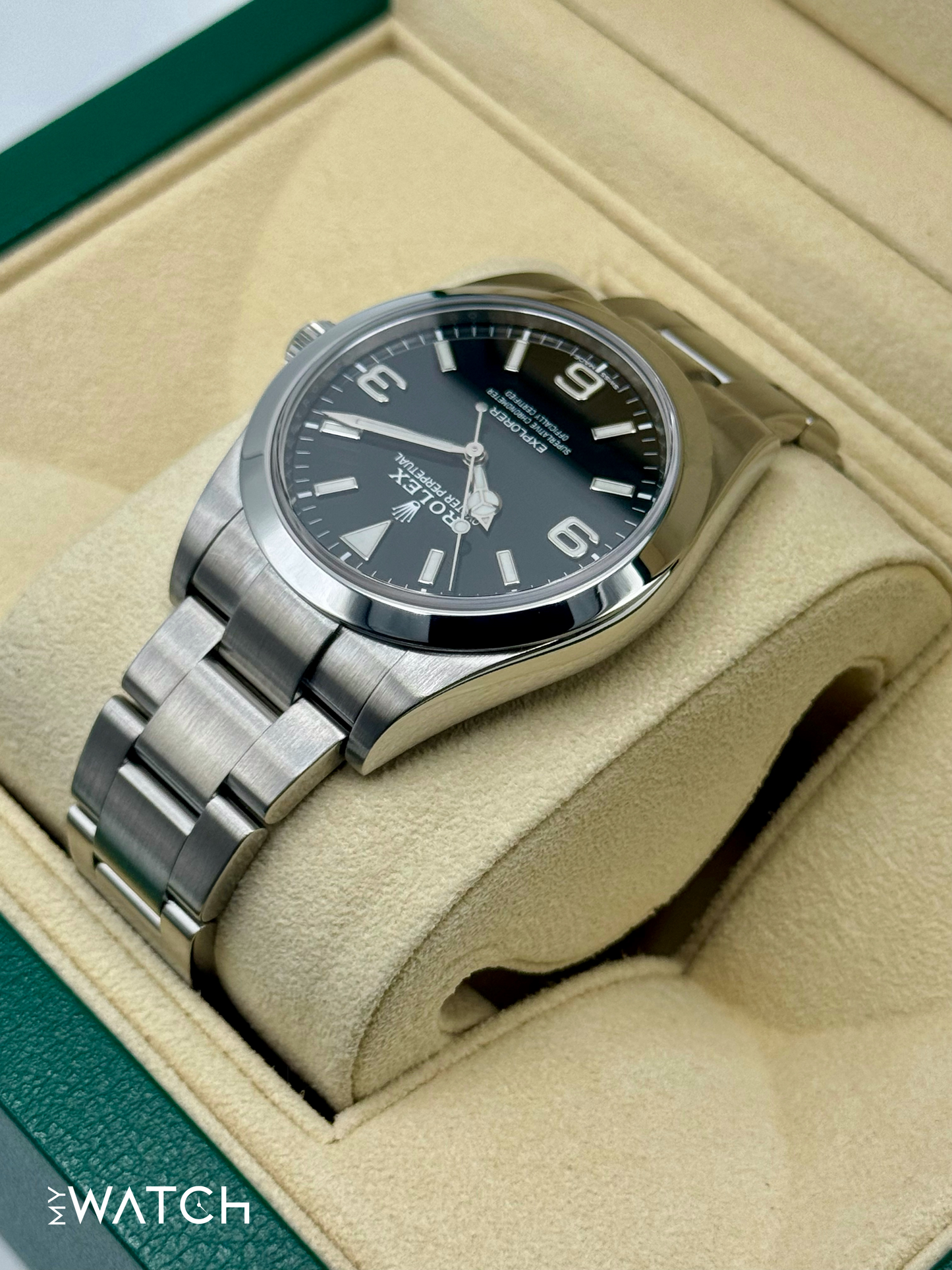 2020 Rolex Explorer 39mm 214270 Stainless Steel Black Dial