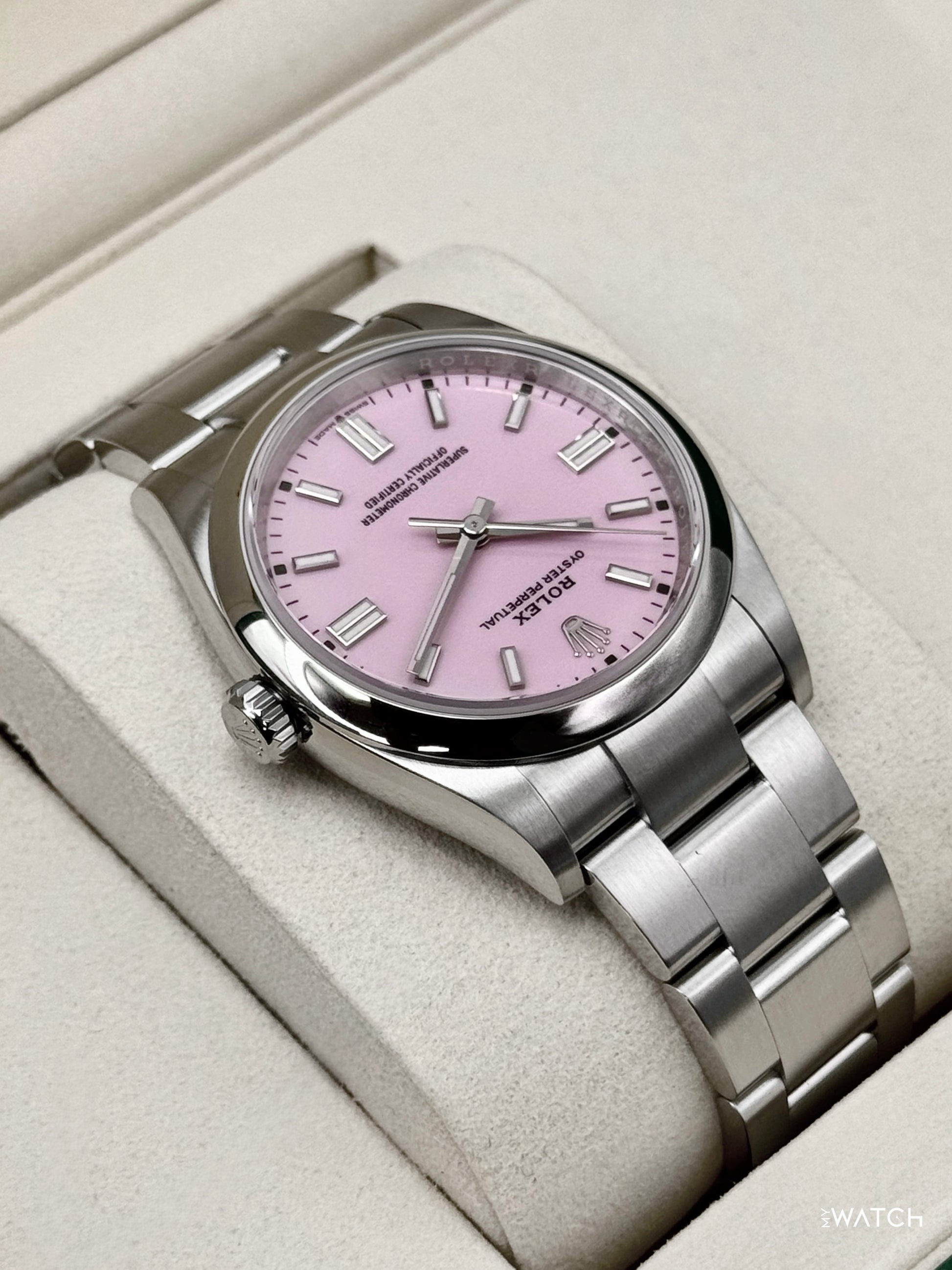 NEW 2026 Rolex Oyster Perpetual 36mm 126000 Candy Pink Dial - MyWatchLLC