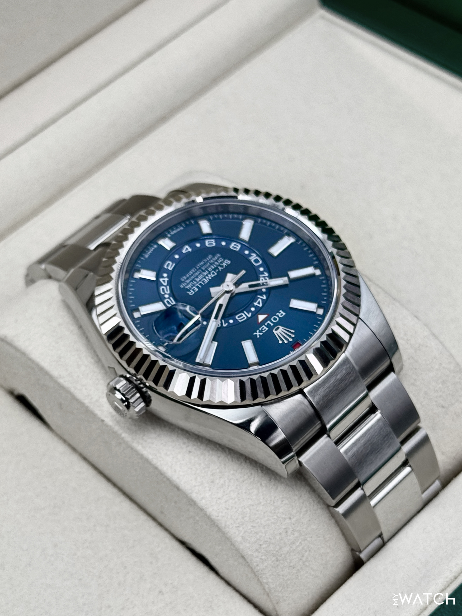 NEW 2026 Rolex Sky-Dweller 42mm 336934 Oyster Blue Dial - MyWatchLLC