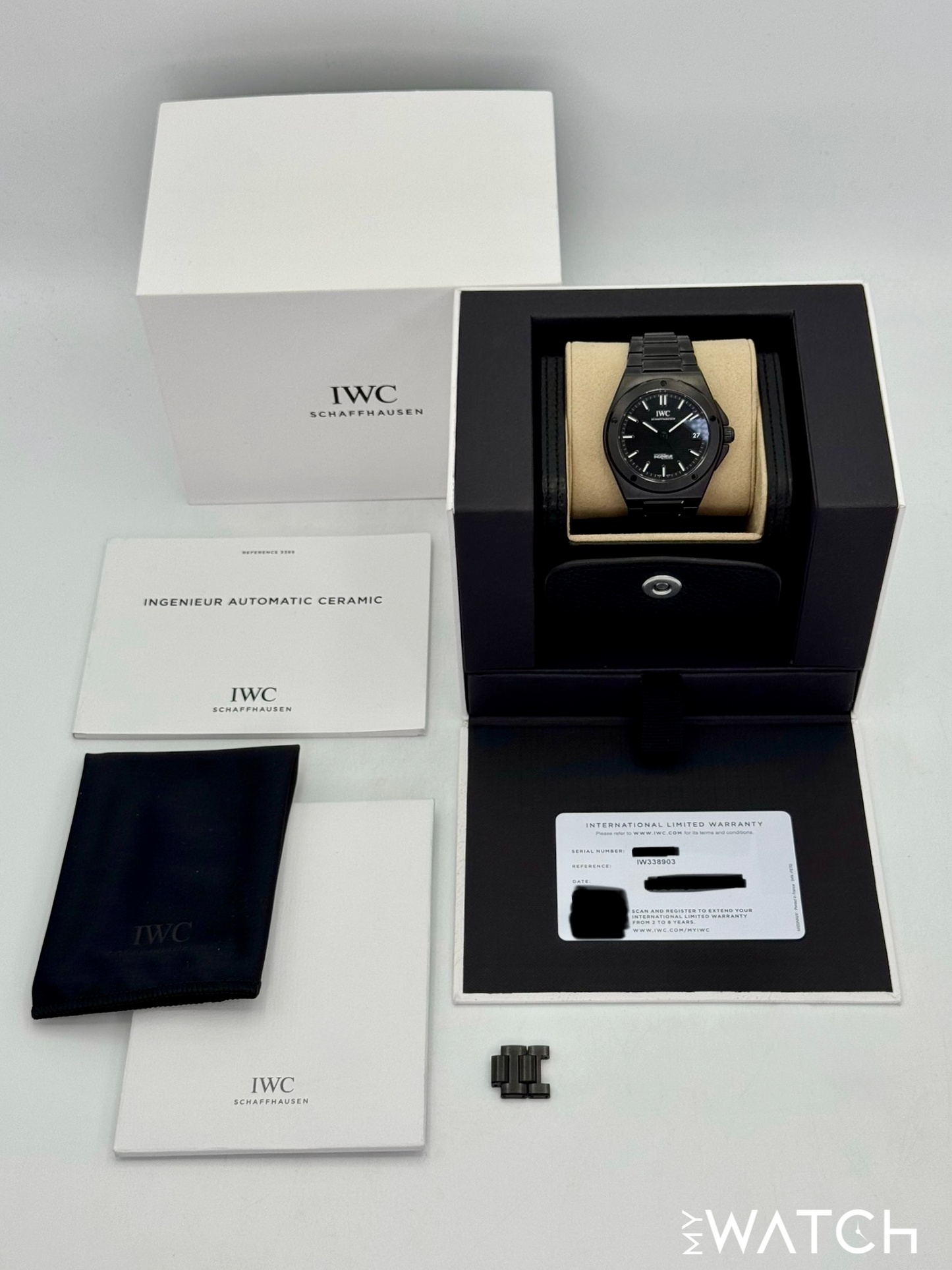 2025 IWC Ingenieur Automatic 42mm IW338903 Ceramic Black Dial