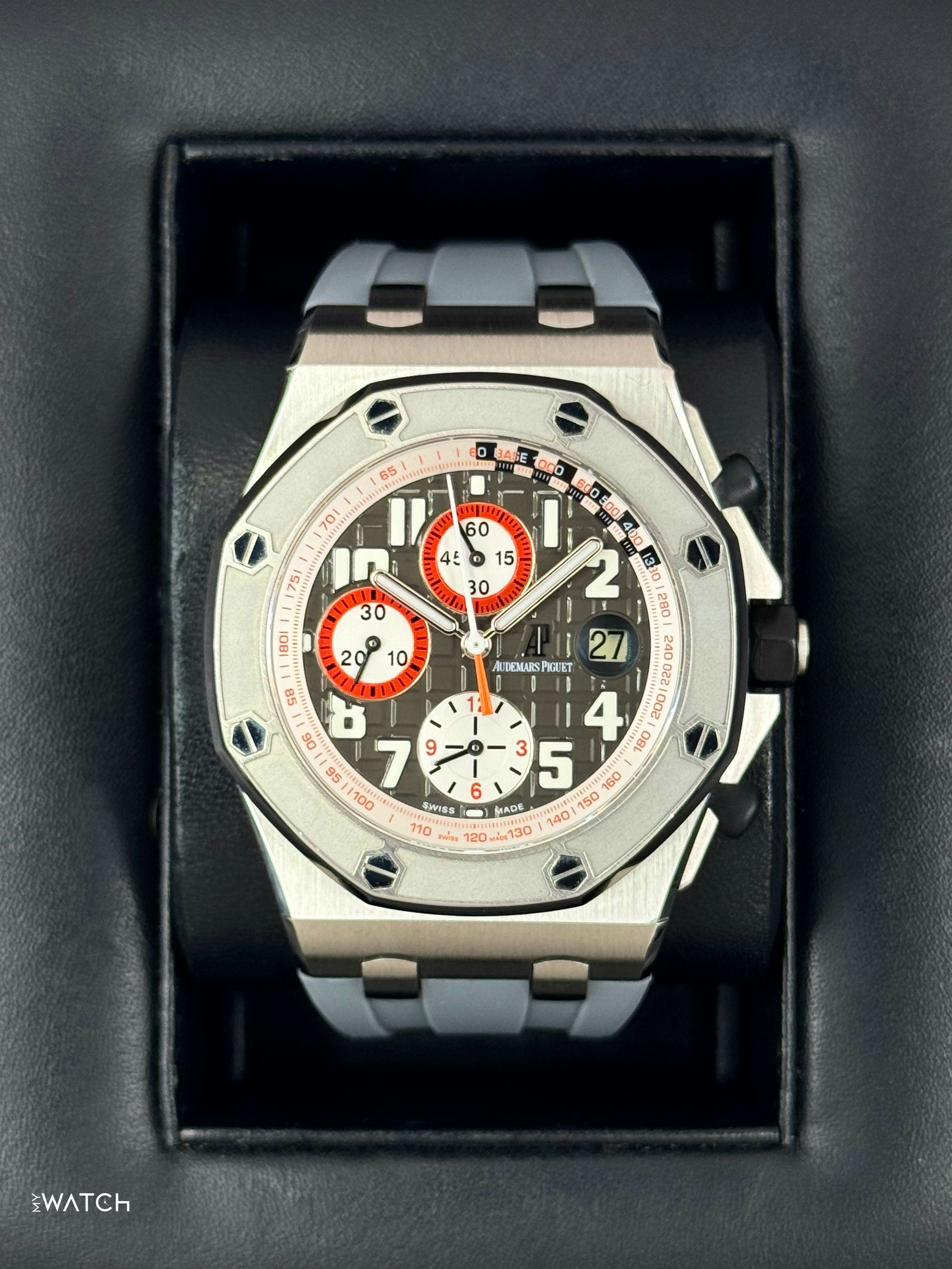 2012 Audemars Piguet Royal Oak Offshore Chrono 42mm 26175ST Grey Dial - MyWatchLLC