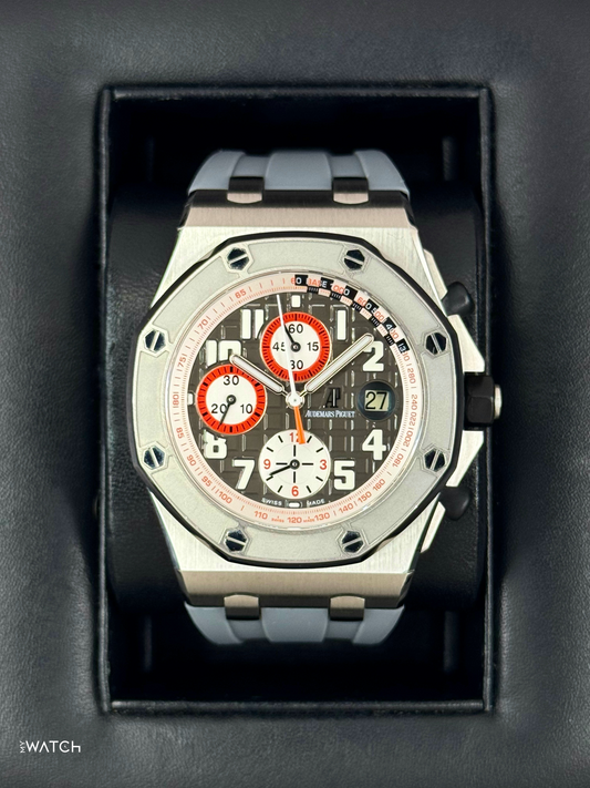 2012 Audemars Piguet Royal Oak Offshore Chrono 42mm 26175ST Grey Dial - MyWatchLLC
