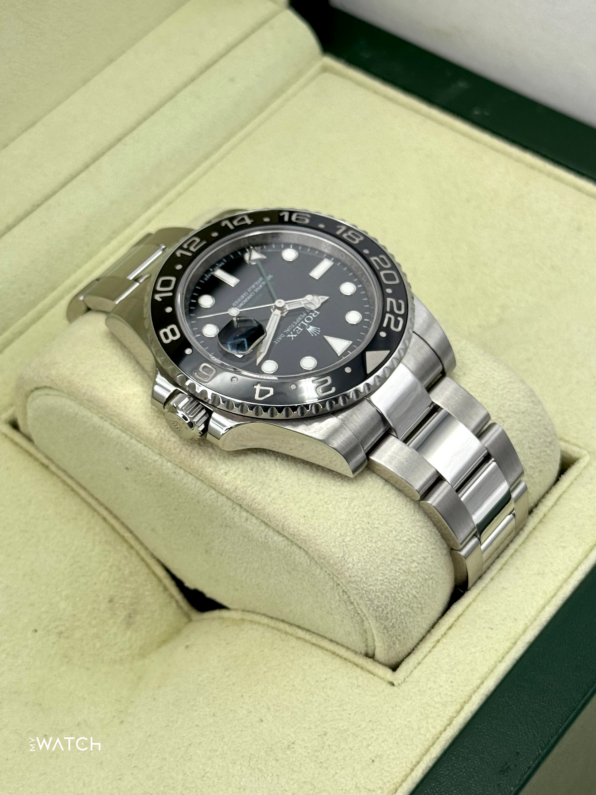 2014 Rolex GMT-Master II 40mm 116710LN Stainless Steel Black Dial - MyWatchLLC