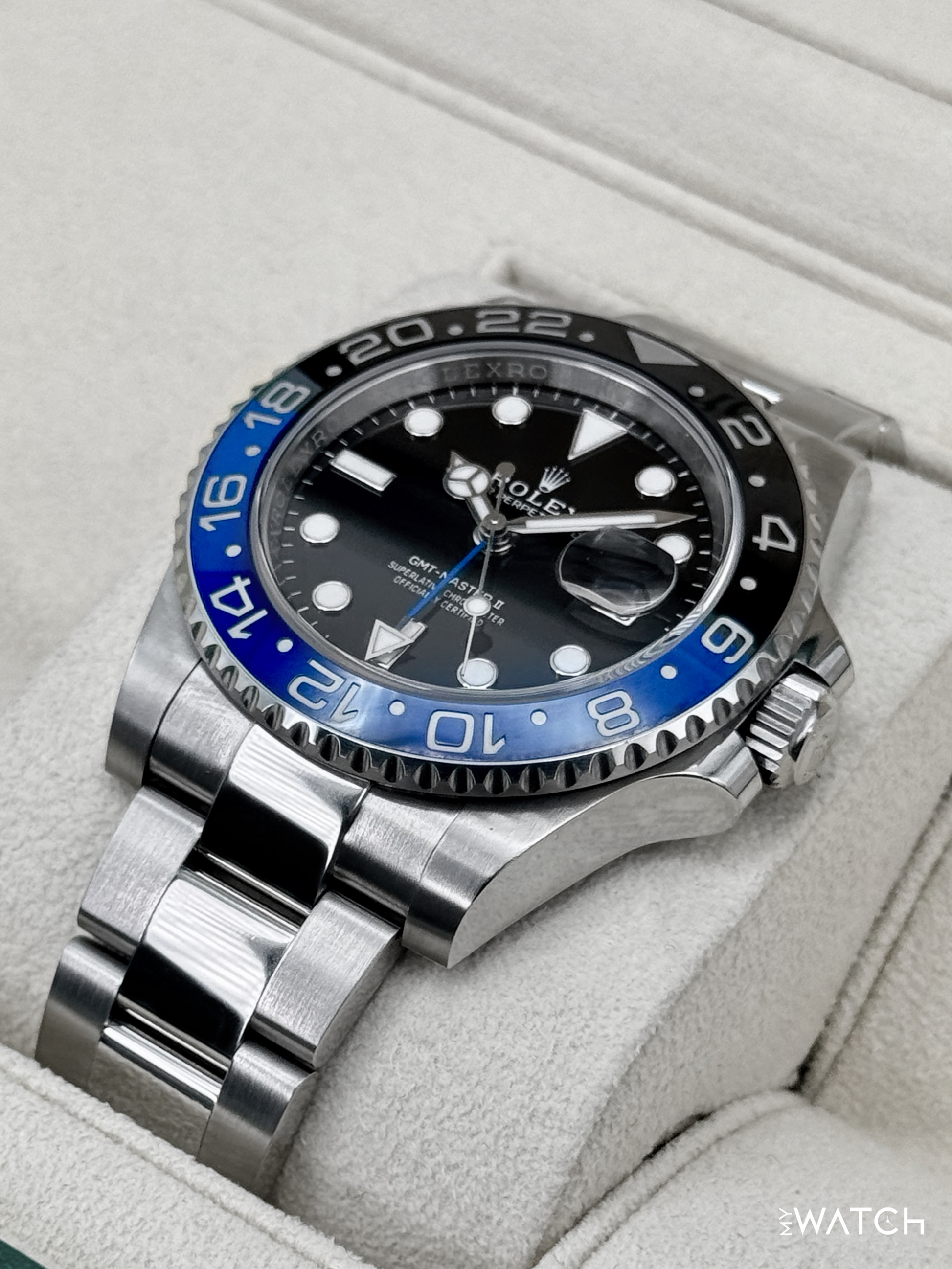 2024 Rolex GMT-Master II "Batman" 40mm 126710BLNR Oyster - MyWatchLLC
