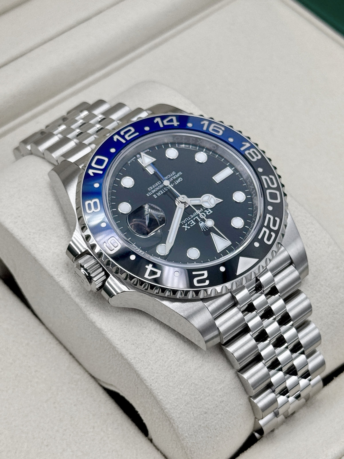 NEW 2026 Rolex GMT-Master II Batgirl 40mm 126710BLNR Jubilee (NEW STYLE CARD / STICKERED) - MyWatchLLC