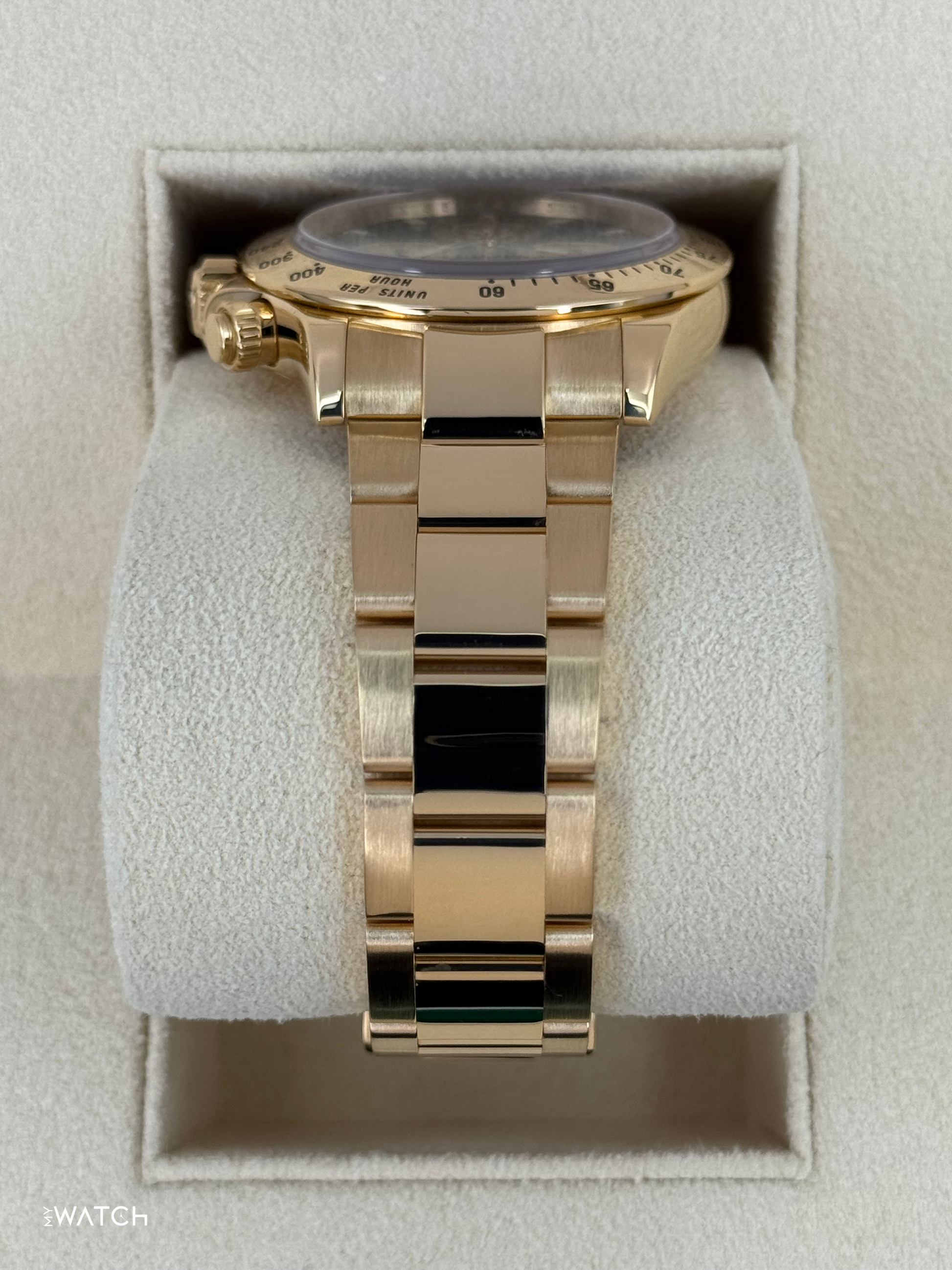 2015 Rolex Daytona "Paul Newman" 40mm 116528 Yellow Gold Black Dial - MyWatchLLC