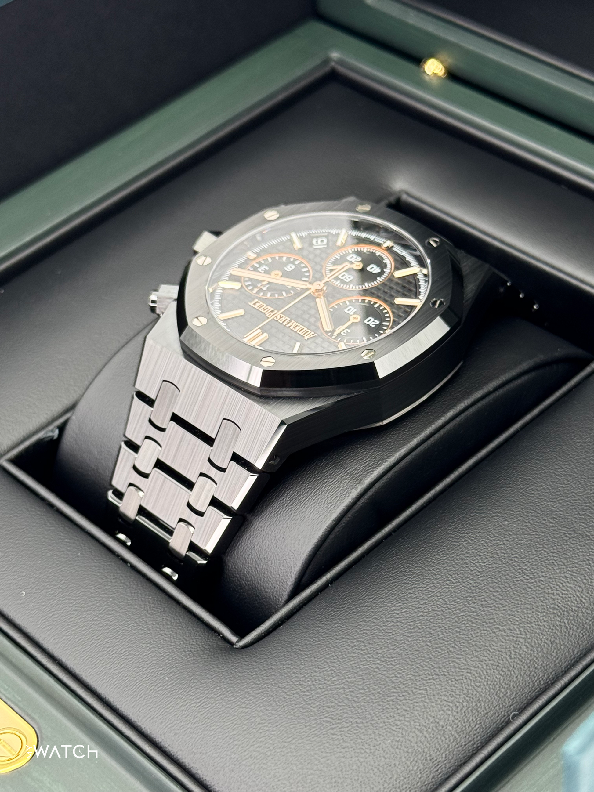 NEW 2025 Audemars Piguet Royal Oak 26240CE Black Ceramic Chronograph - MyWatchLLC