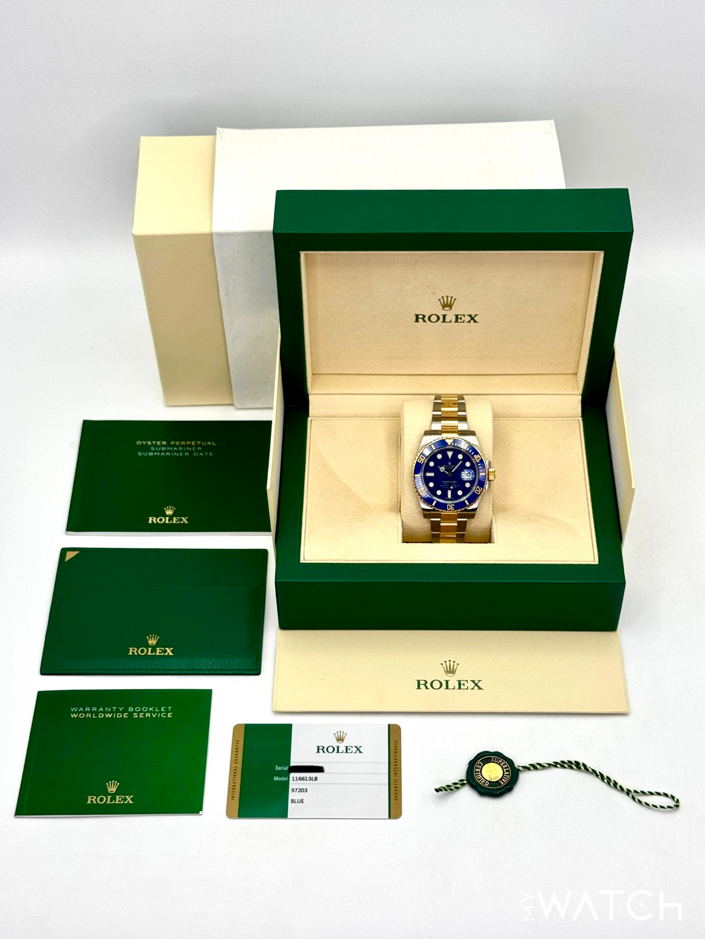 2019 Rolex Submariner "Bluesy" 40mm 116613LB Two-Tone Blue Dial