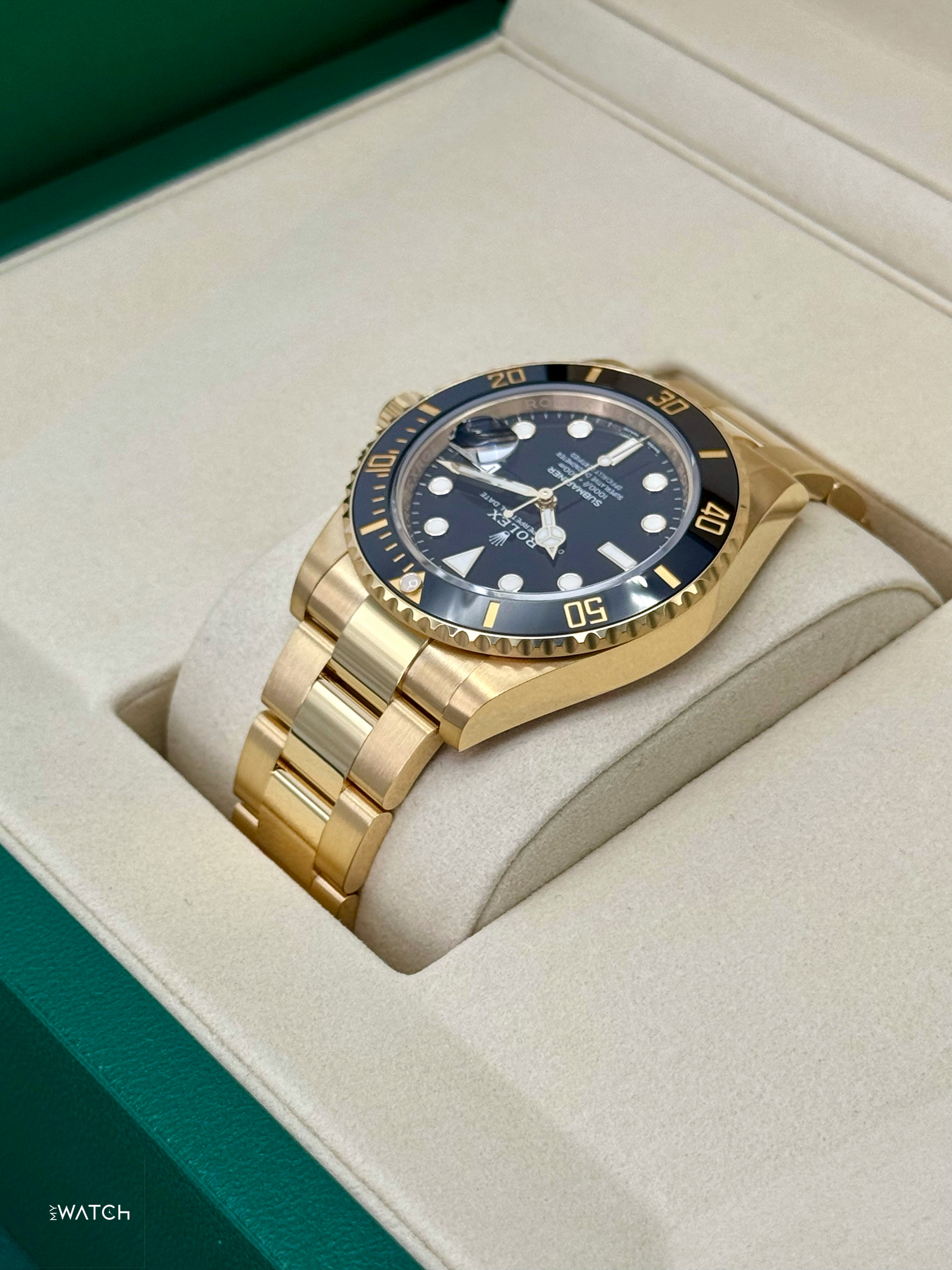 NEW 2025 Rolex Submariner 41mm 126618LN Yellow Gold Black Dial - MyWatchLLC