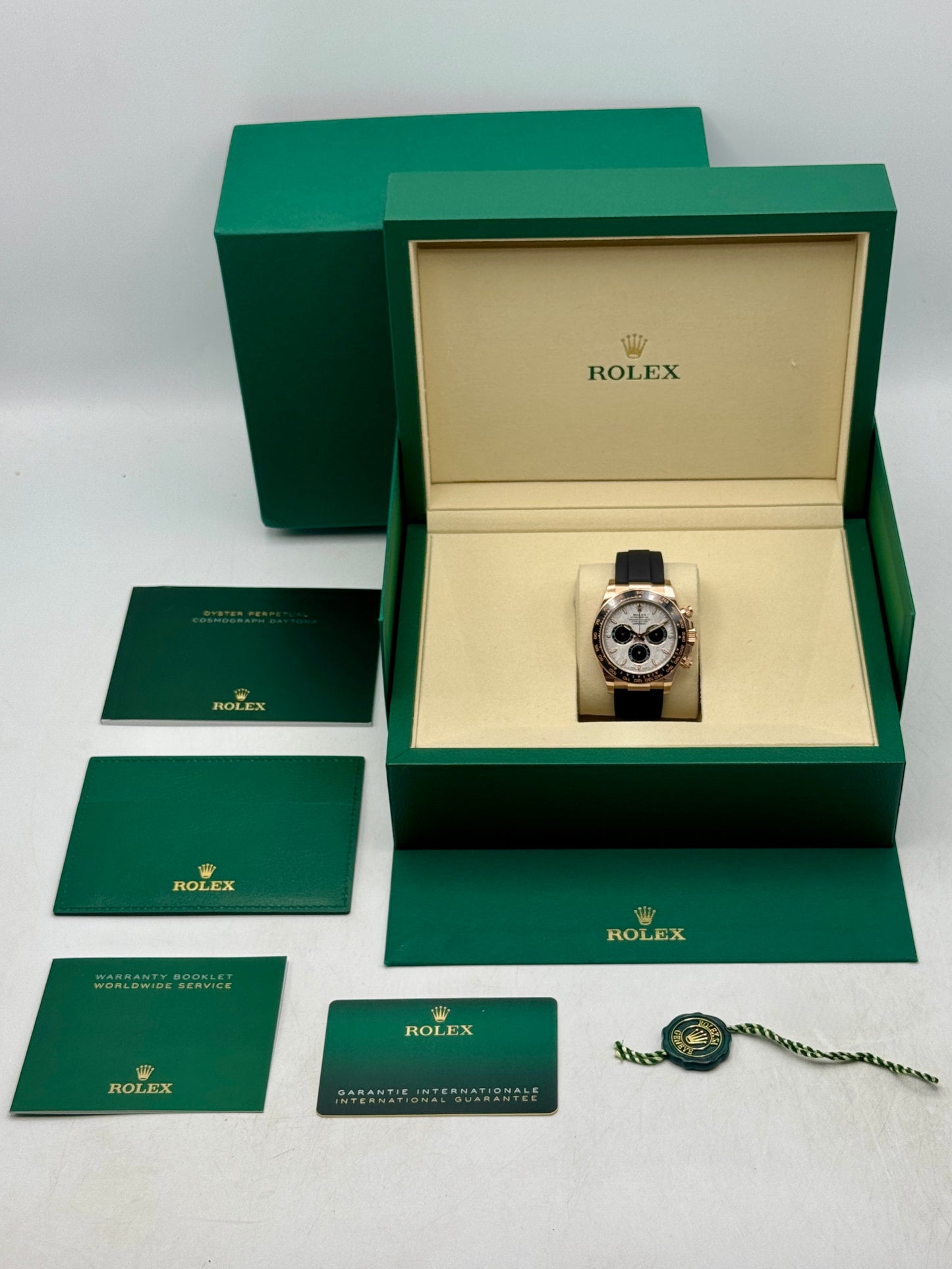 NEW 2026 Rolex Daytona 40mm 126515LN Rose Gold Oysterflex Meteorite Dial